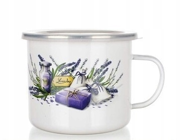 

Kubek Emaliowany 0.9 L Lavender Banquet