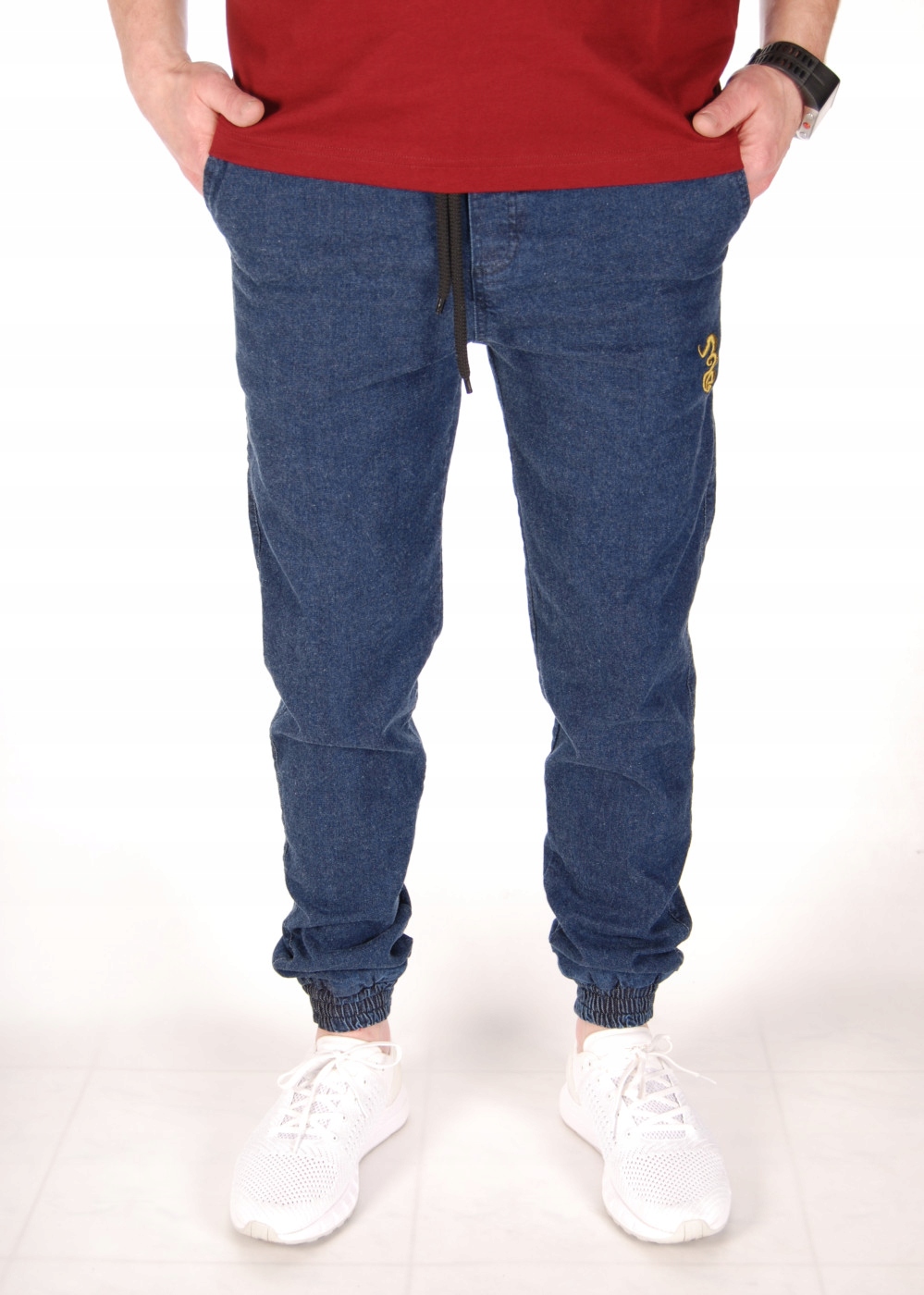 

Grube Lolo Spodnie Joggery Niebieski Jeans / XL