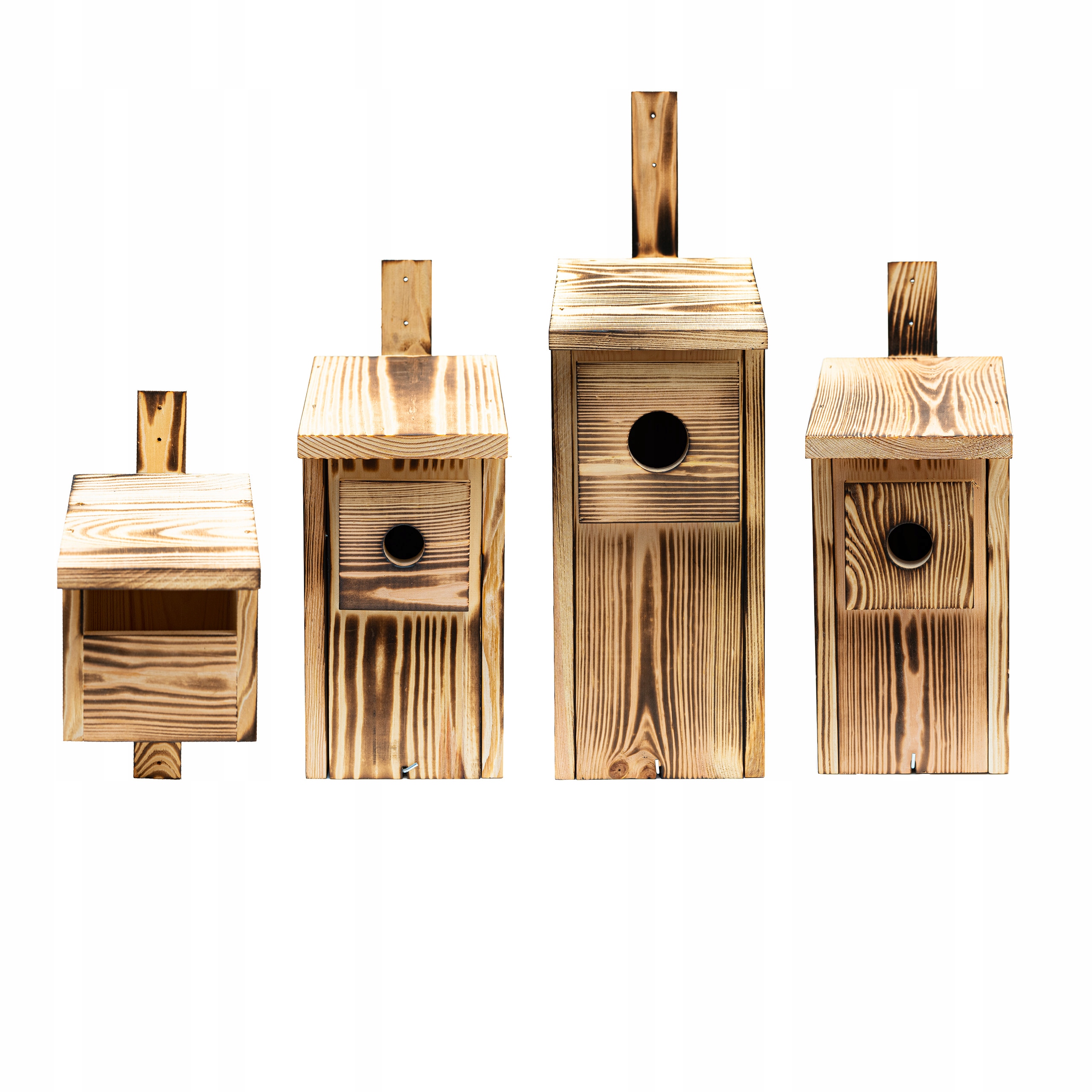 Ptačí budka – sada Typ A, Typ A1, Typ B, Typ P pro kosa, sýkorku, brhlíka, vrabce