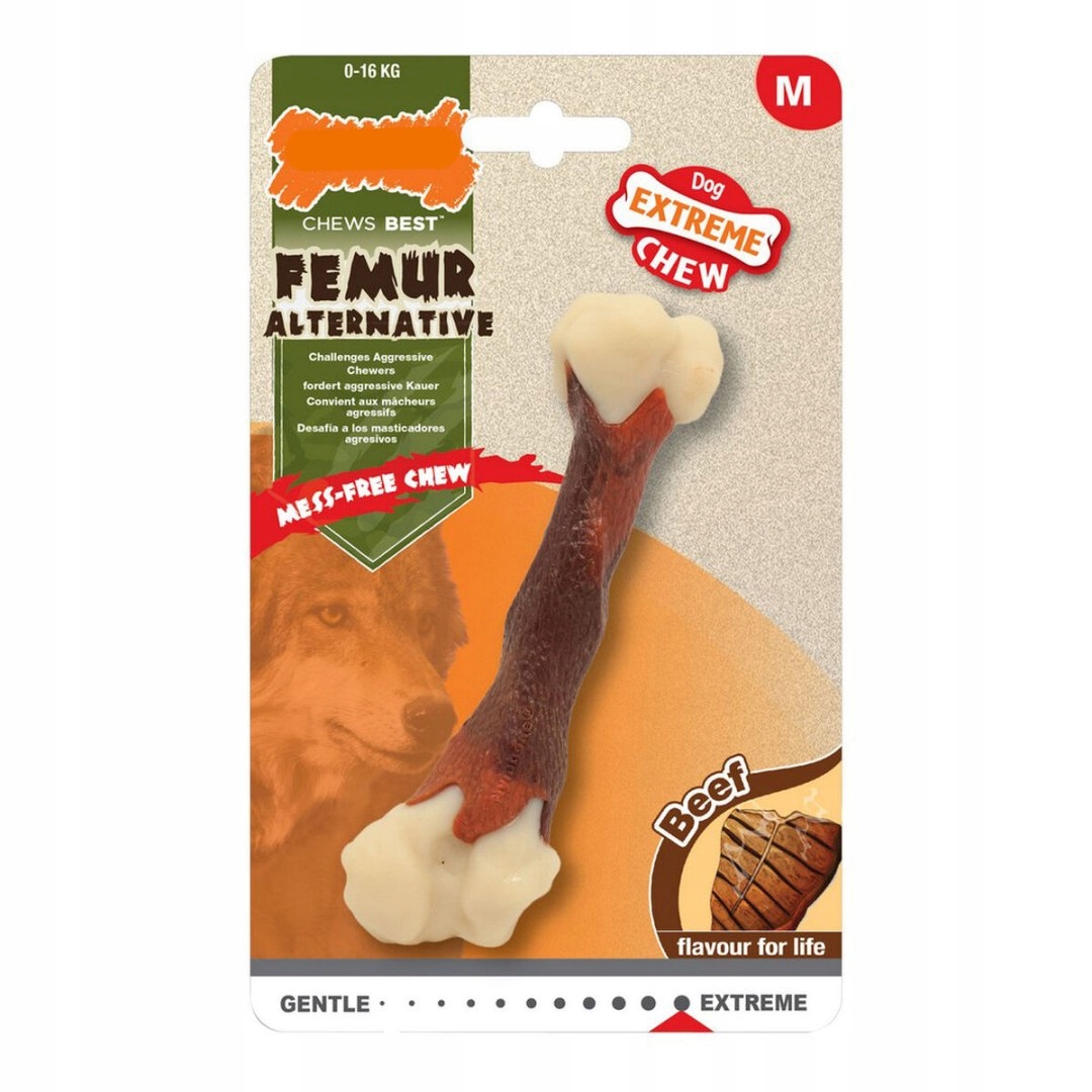 Kousátko pro psa Nylabone Extreme Chew Femur Hovězí Velikost XL Nylon Maso