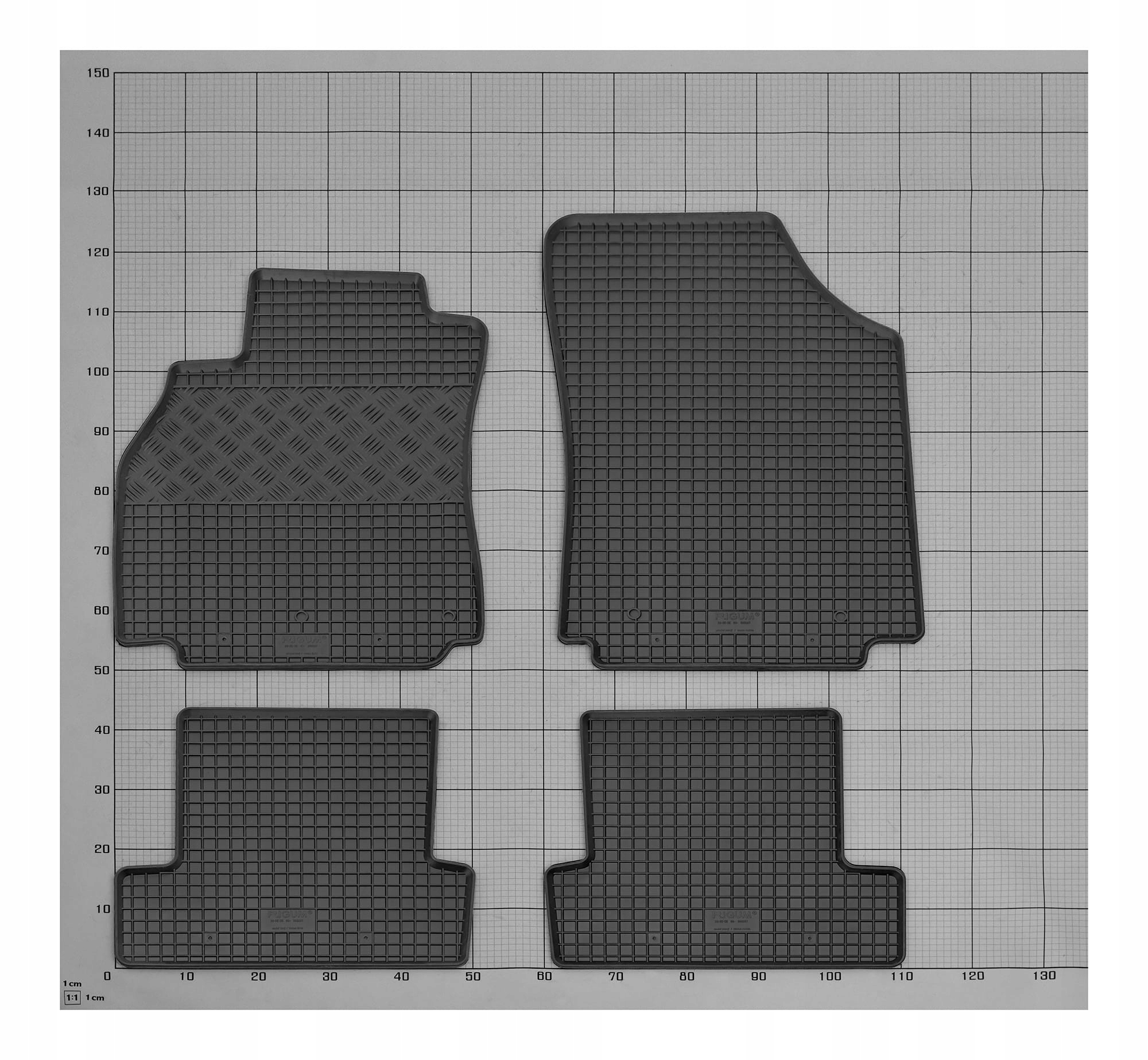 Dywaniki i mata do Renault Megane Hatchback 2009-2015 Waga produktu z opakowaniem jednostkowym 3 kg