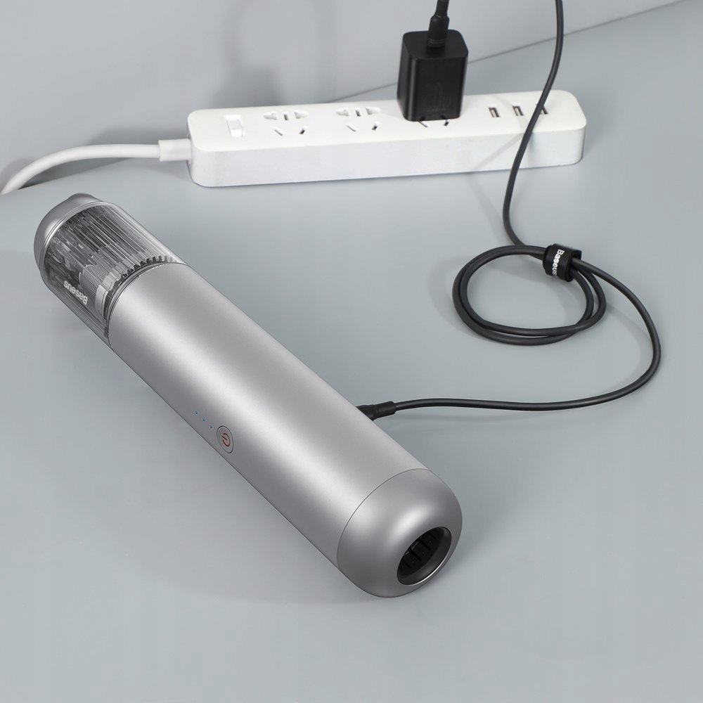 BASEUS ODKURZACZ BEZPRZEWODOWY DO AUTA 135W RĘCZNY Czas pracy bezprzewodowej 40 min