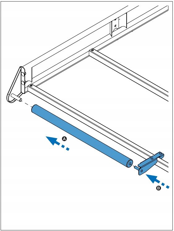 Adaptery z rolka 60cm do platformy Evo Rack CRUZ Manufacturer CRUZ