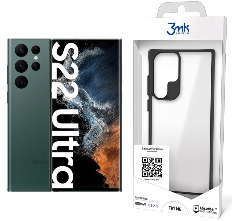 

3MK Satin Armor Case+ do Samsung Galaxy S22 Ultra