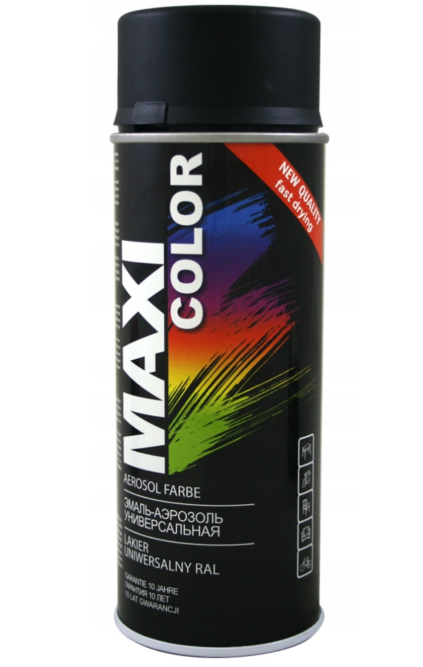 

Farba Maxi W Sprayu Lakier RAL9005 Czarny Mat