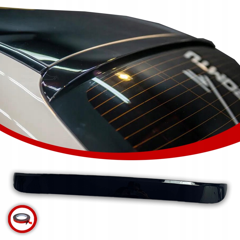 Mercedes W205 Horní Krytka Spoileru Černá Lesklá