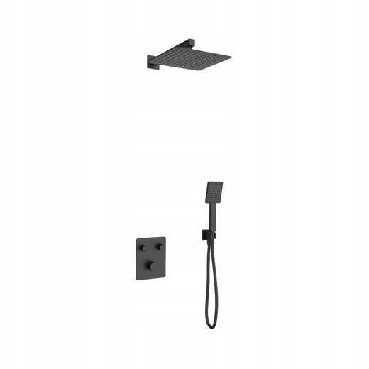 Corsan Podomítkový sprchový set Ango Z02MBL Miešač slúchadiel čierny