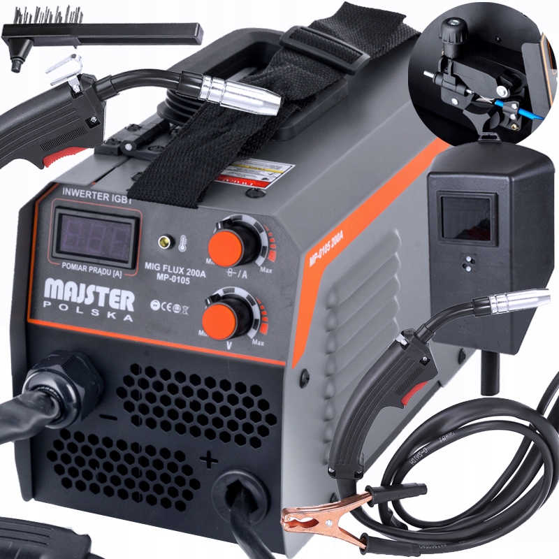 Зварювальний апарат MIGOMAT FLUX MIG 200A LCD БЕЗГАЗОВИЙ