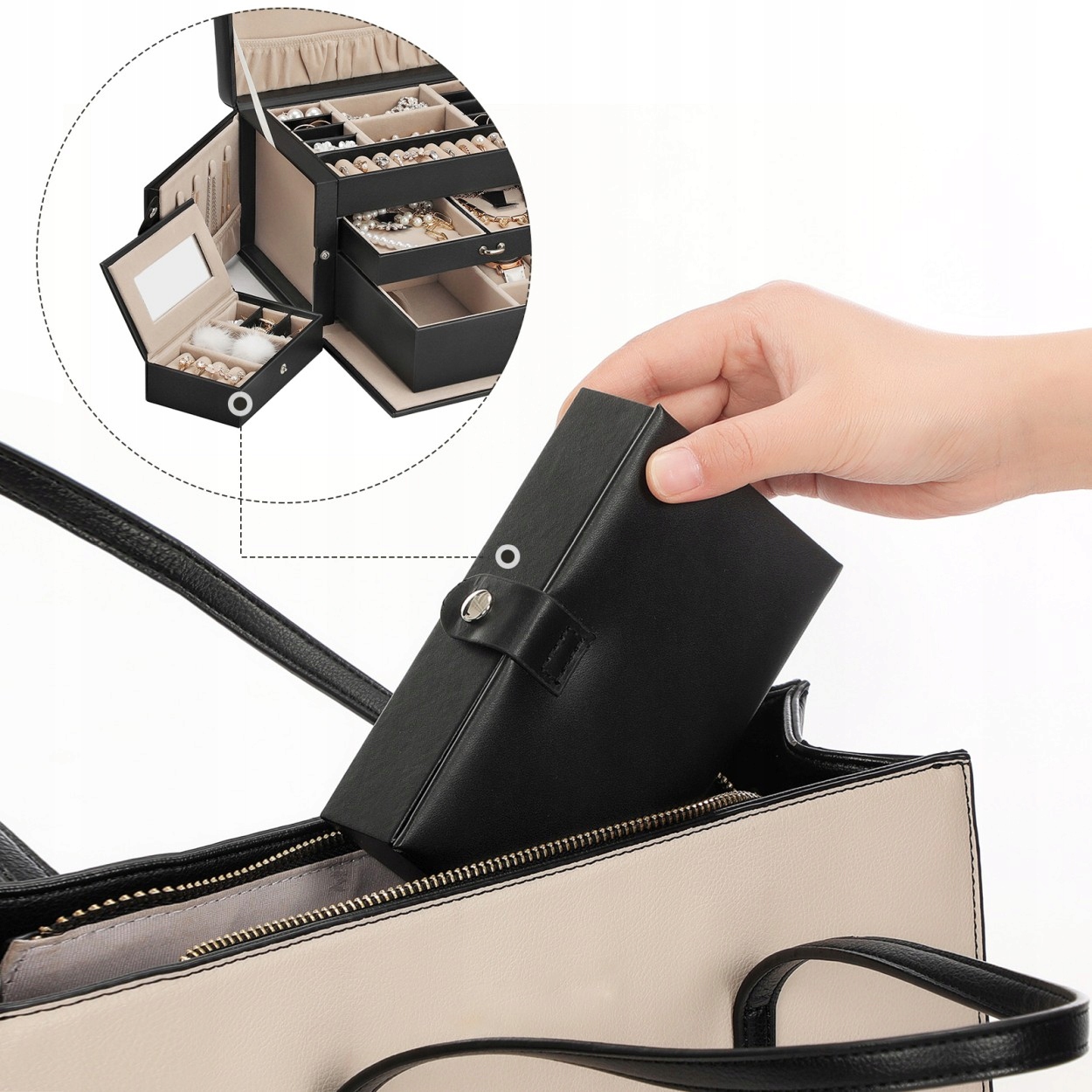 Šperkovnice Na Bižuterii Organizér Kufřík Krabička