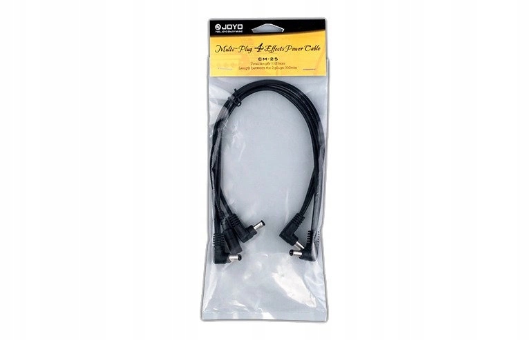 Rozgałęźnik Zasilania Do Efektów Joyo CM 25 1320MM 4 Męskie Czarne