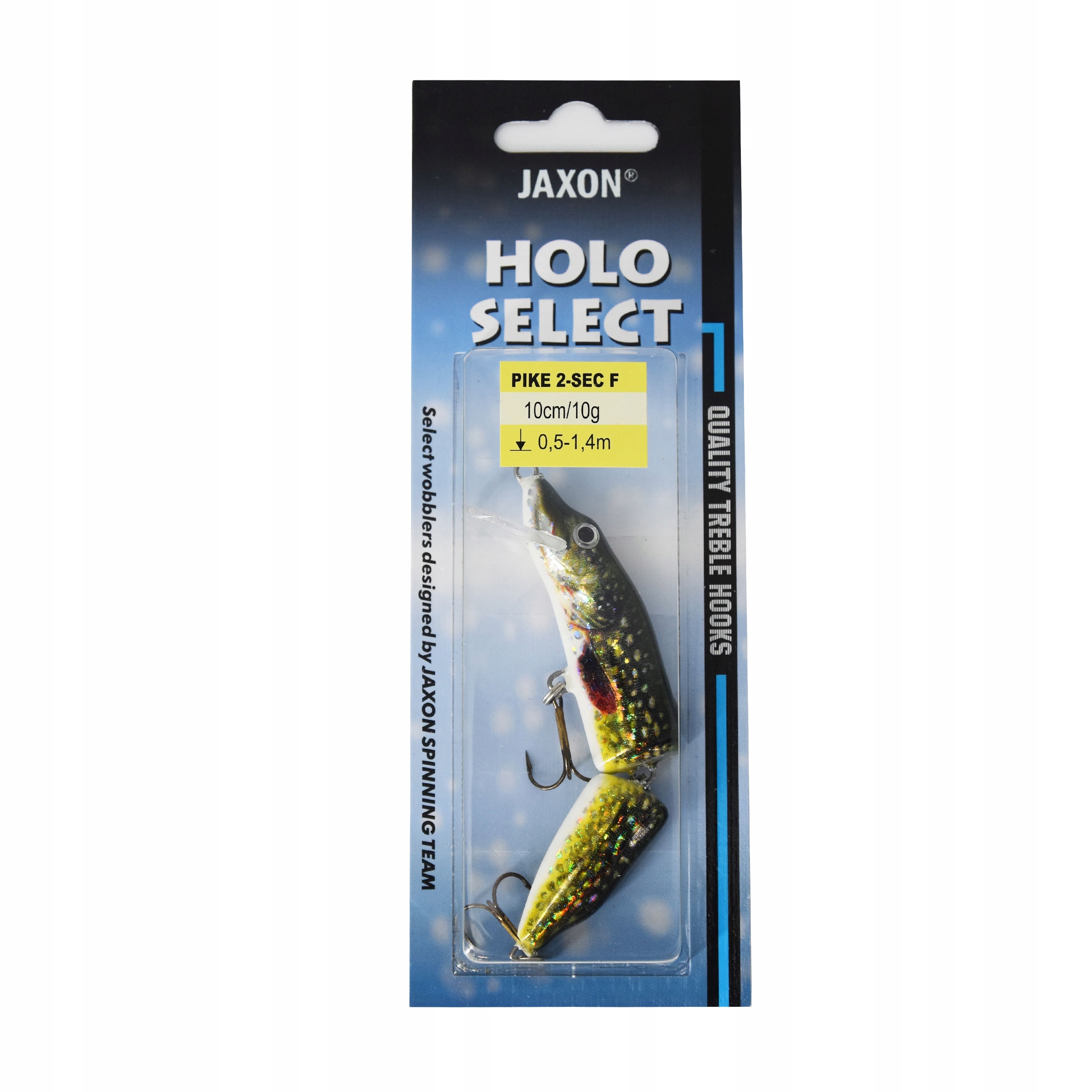Wobler szczupak pływający Jaxon Holo Select Pike 2-Sec 10cm 10g kol.PL 1szt