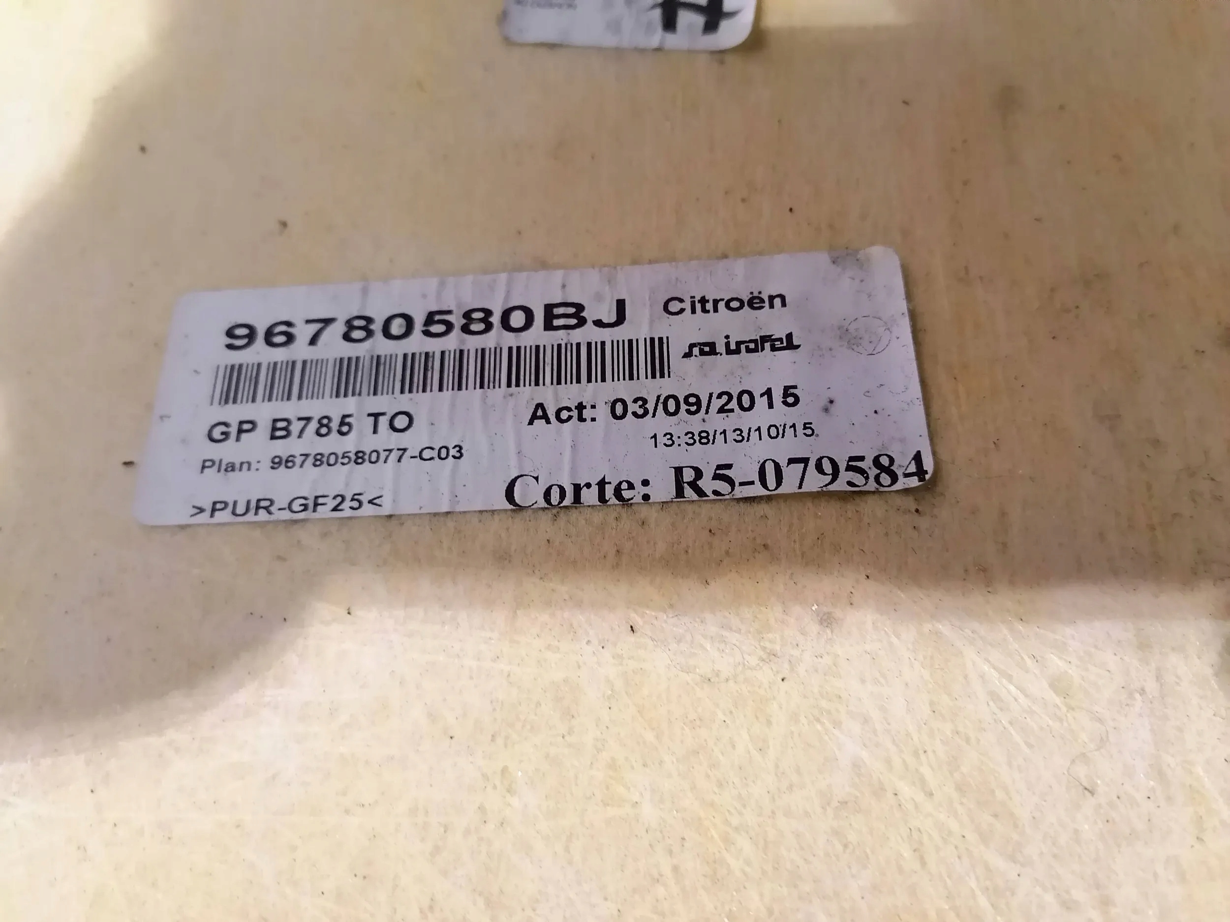 CITROEN C4 II PICASSO потолок