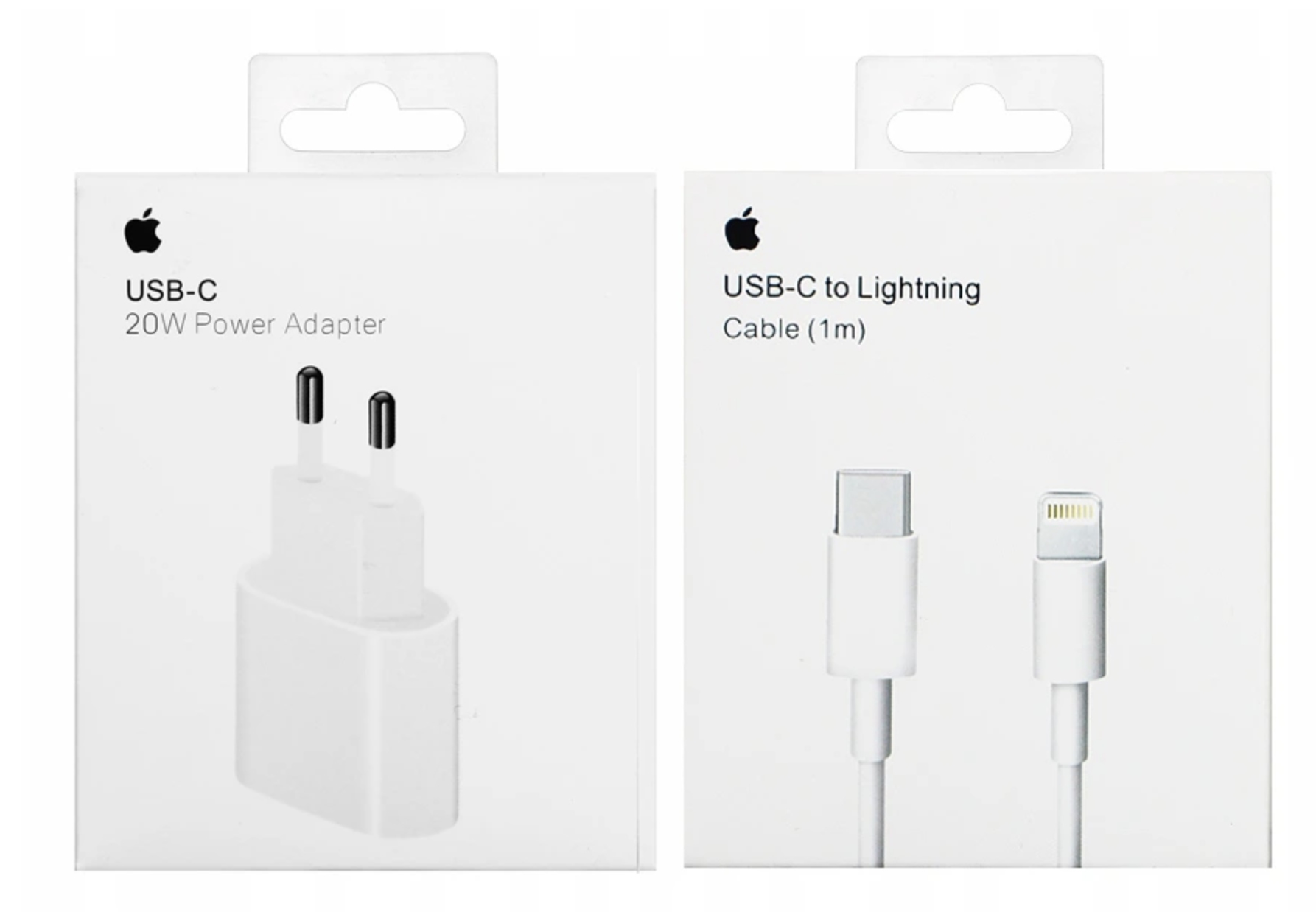 ORYGINALNA ŁADOWARKA APPLE IPHONE KOSTKA 20W + KABEL USB-C 1M