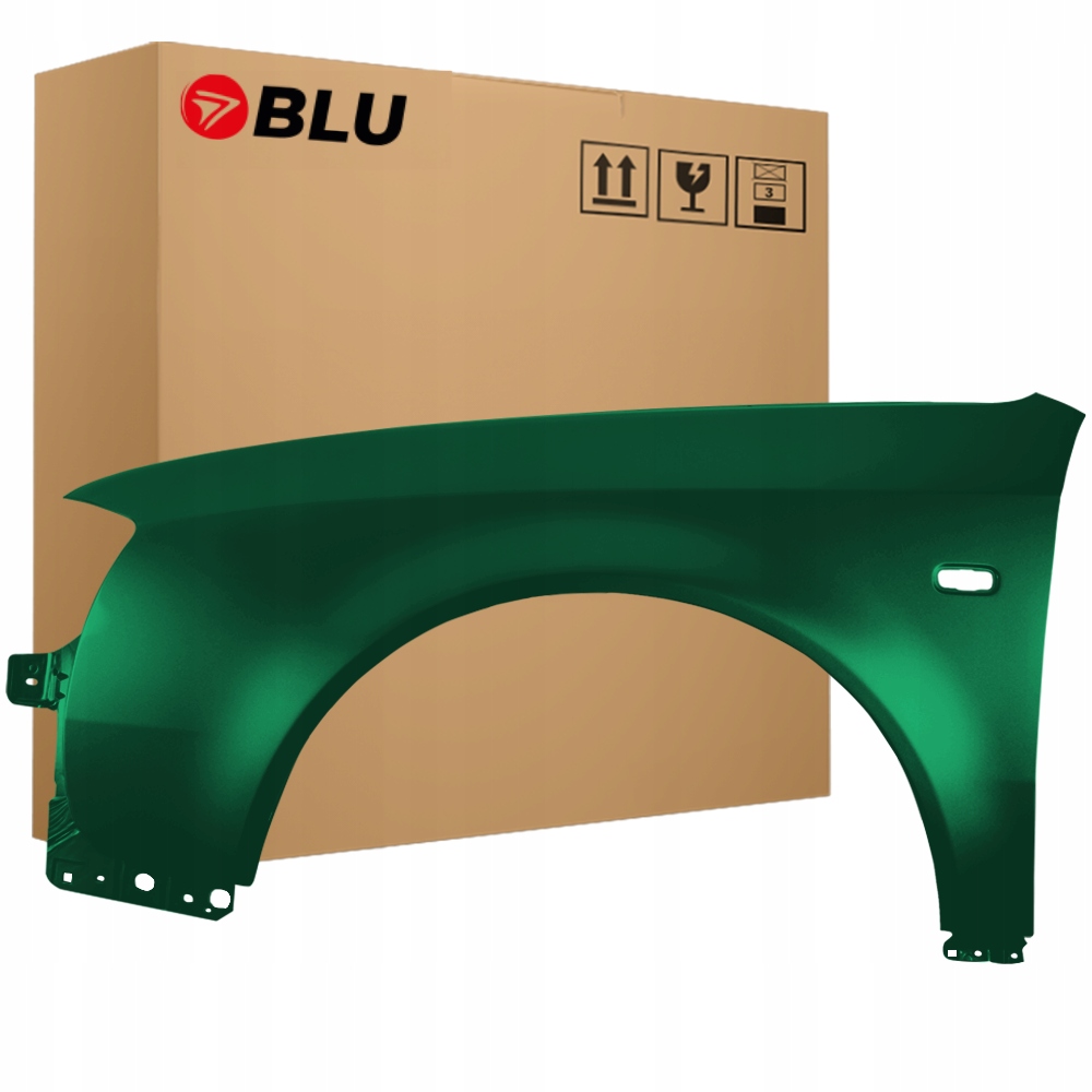 Blu Blatník Audi A6 C5 LZ6L levý zelený 01-05 přední lift KaktusGrüen