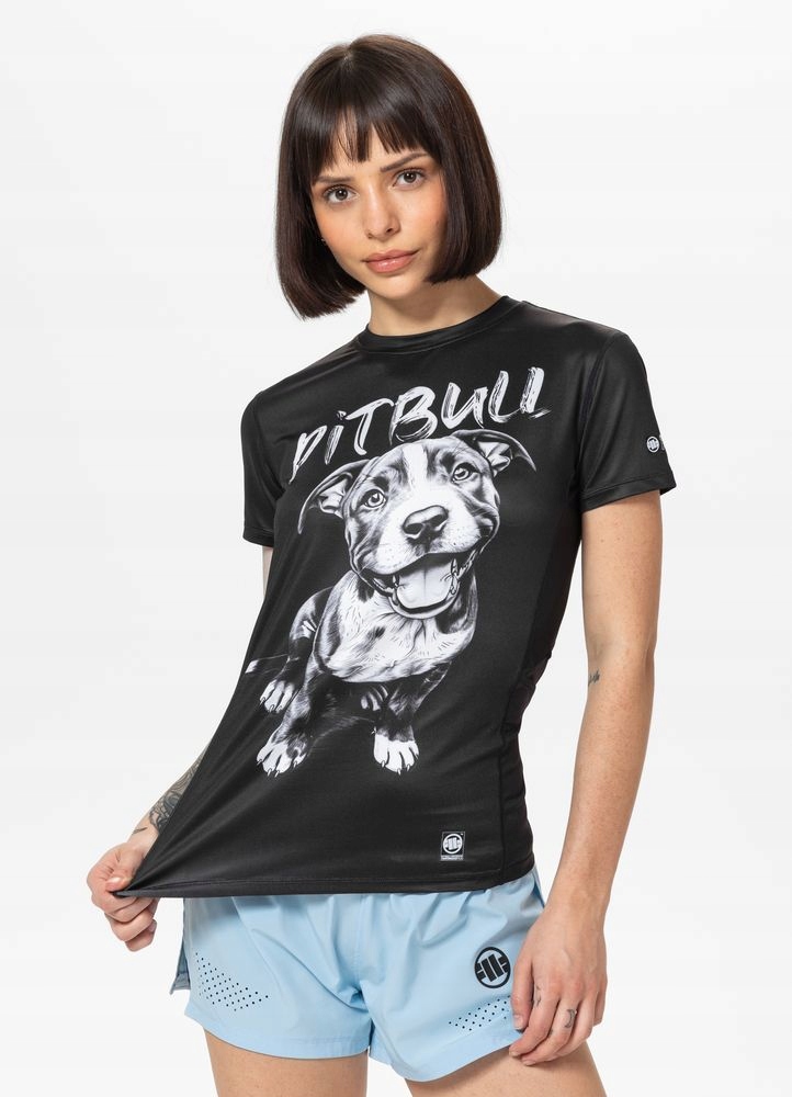 Damska Koszulka sportowa Pitbull Techniczna Treningowa Mesh Puppy