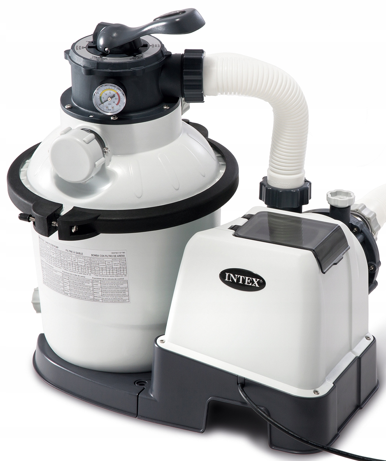 Výkonná Písková Pumpa Na Kuličky Do Bazénu 4500 L/h Intex 26644