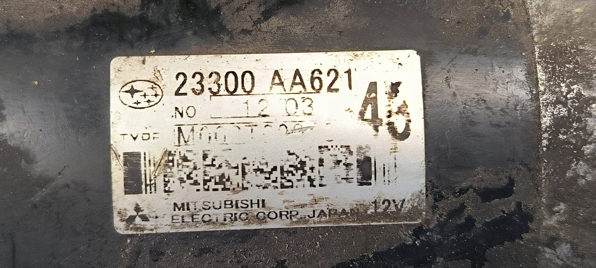 starter 23300AA621 SUBARU FORESTER