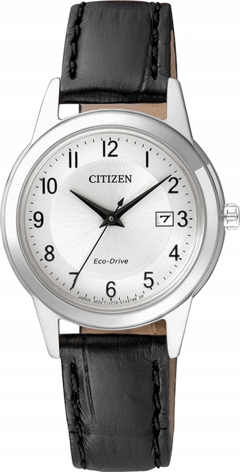Zegarek damski Citizen FE1081-08A czarny klasyczny dla seniorów