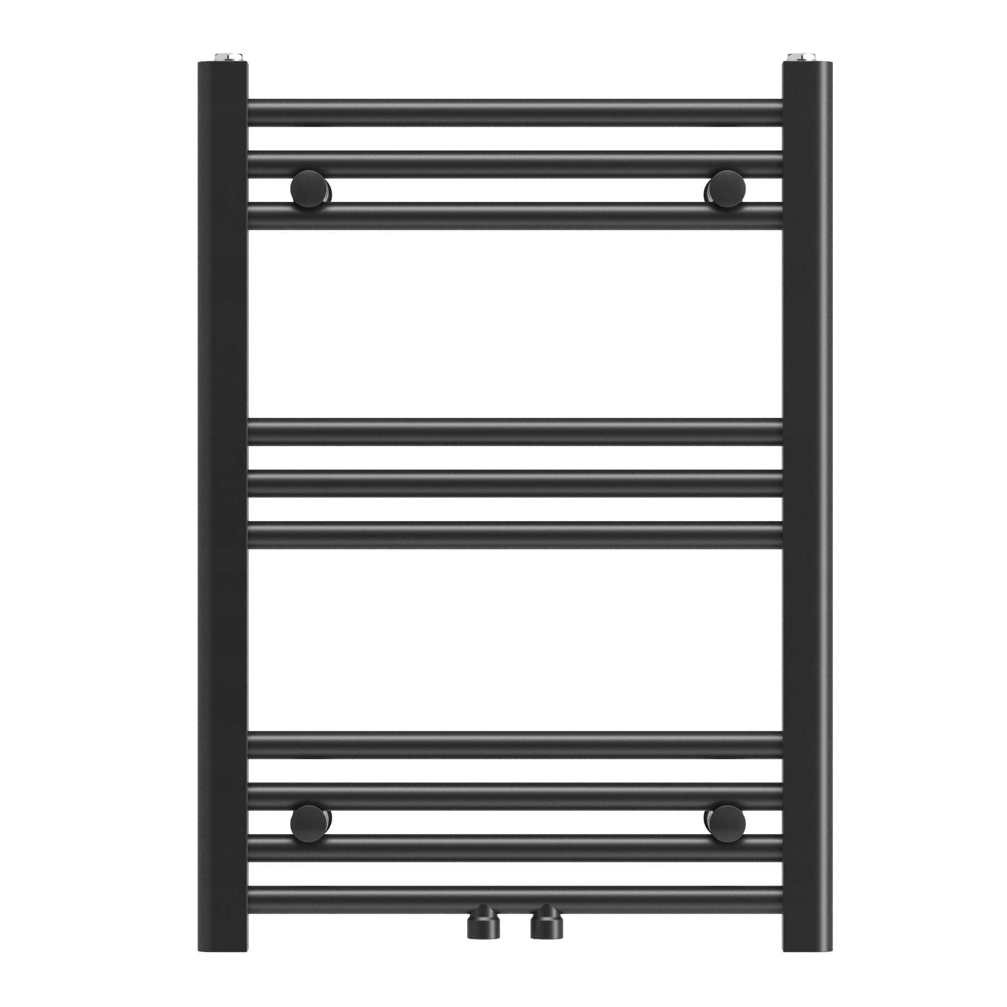 Ohrievač Kúpeľňového Kaloryfera Moderný Čierny Rebrík 70x50 cm Raven