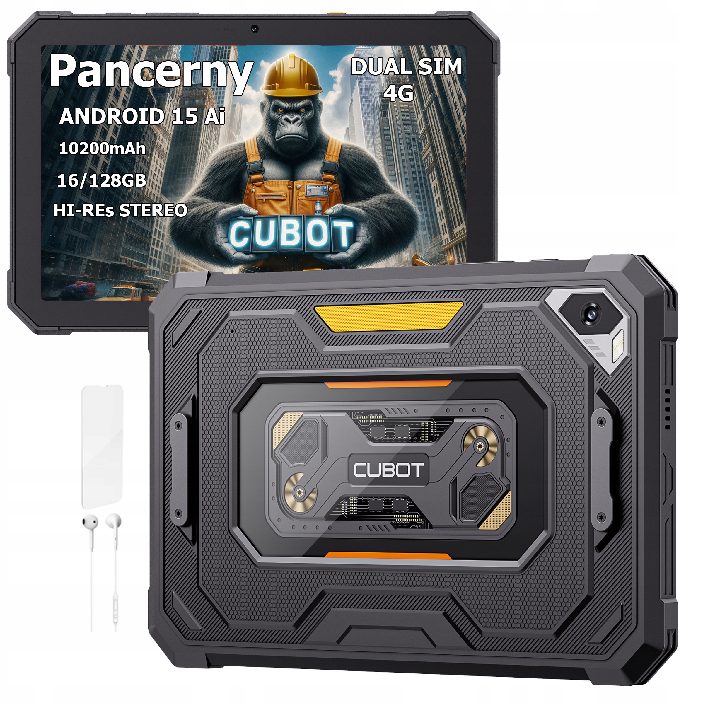 Zosilnený Pancierový Tablet Cubot Kingkong Tab Mini 8,68" Dual Sim Gps