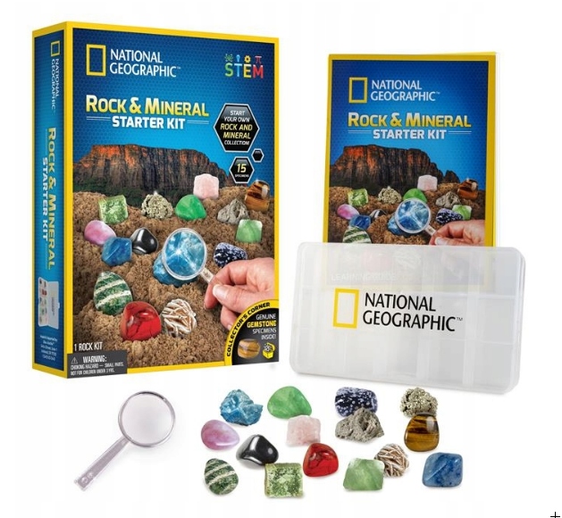 

National Geographic Zestaw Skał Minerałów Minerały