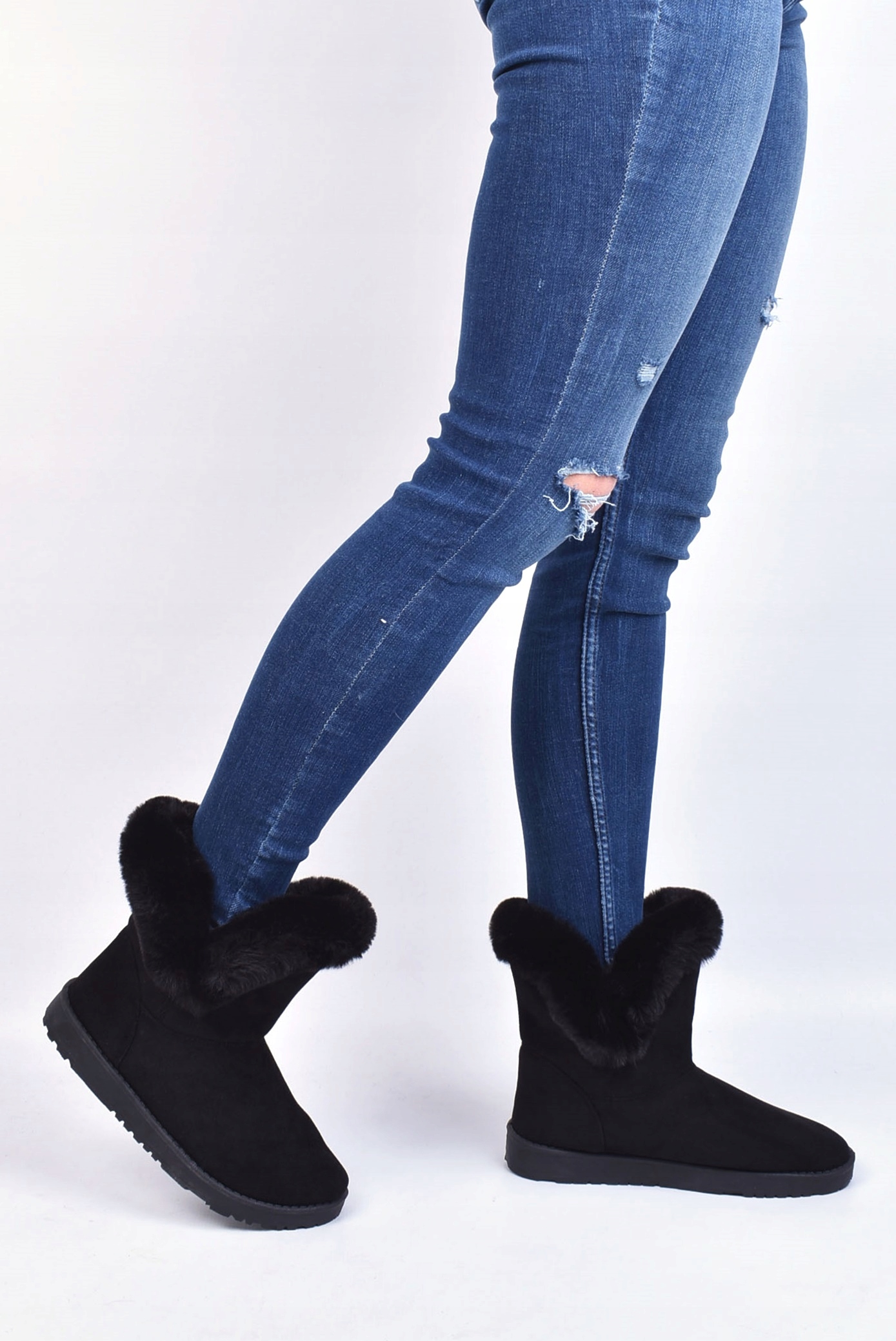 CIEPŁE DAMSKIE MUKLUKI EMUSY ŚNIEGOWCE Z FUTERKIEM Marka inna