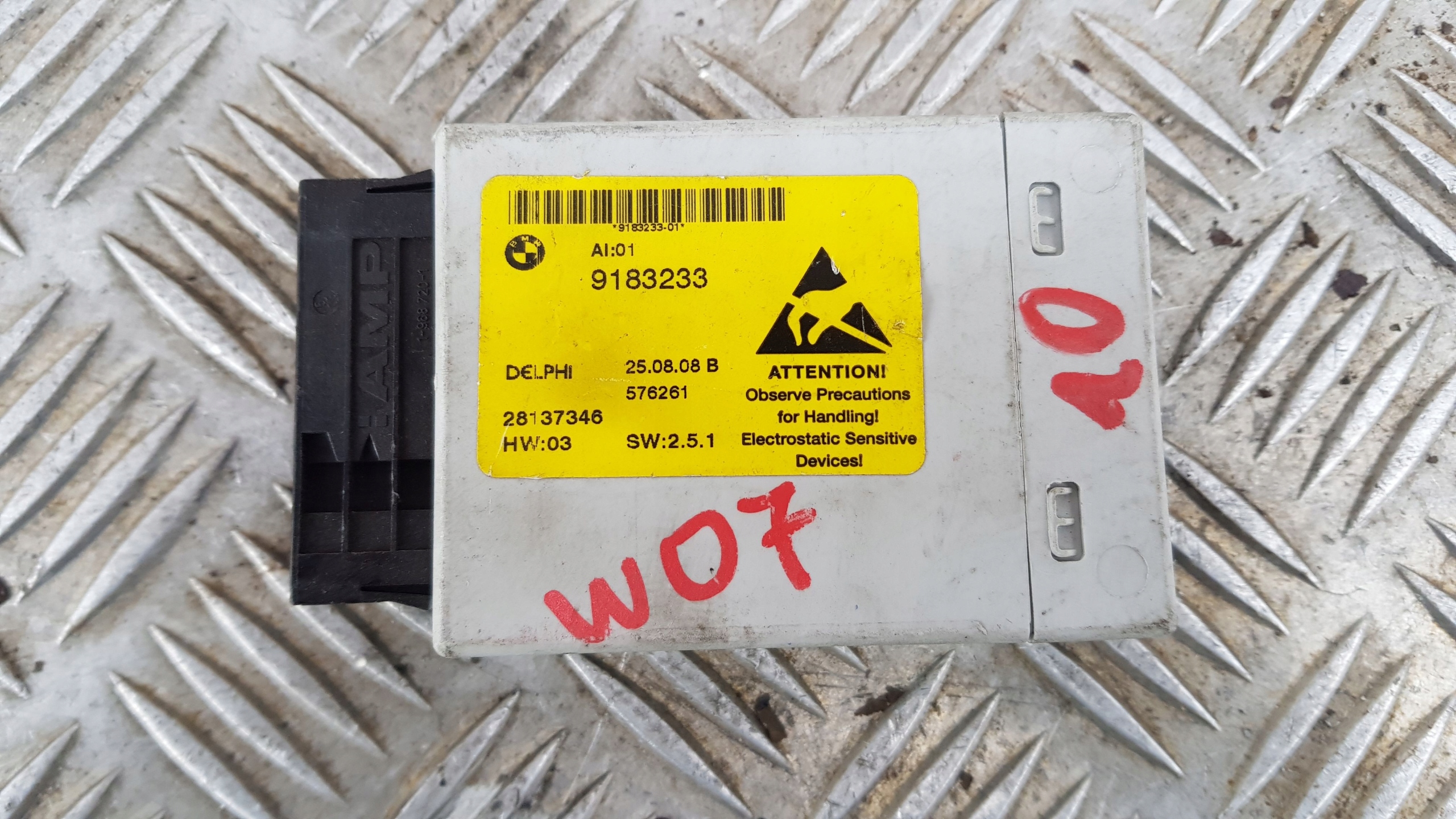 BMW E60 modulo consolle Centralina 9183233