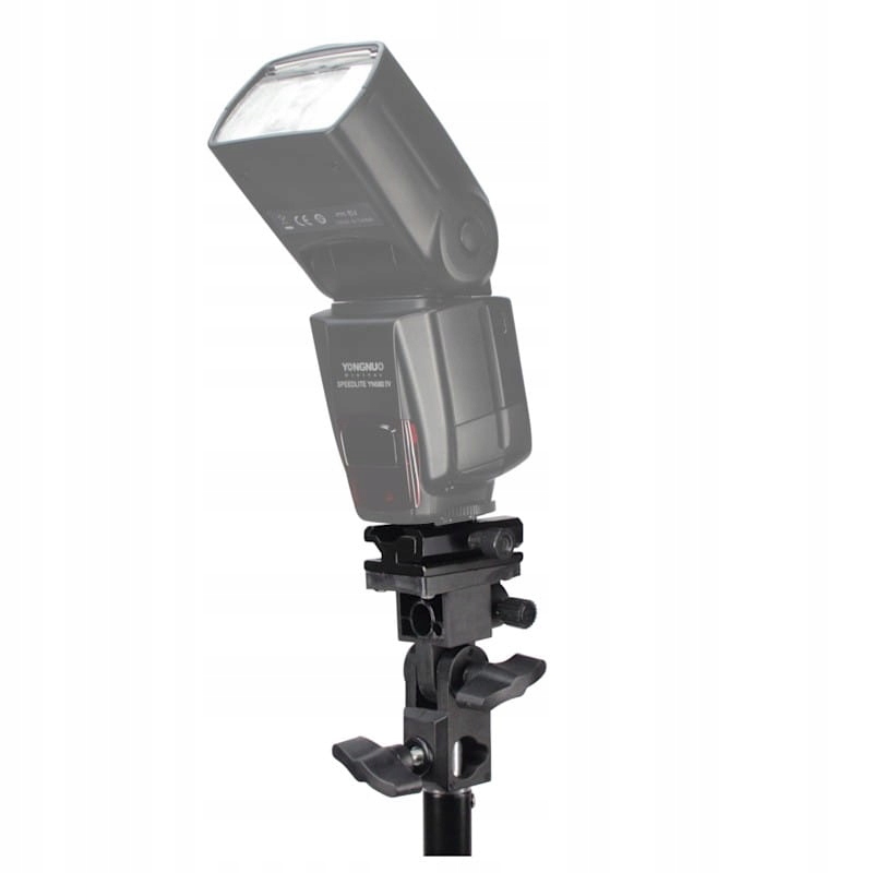 Uchwyt reporterski mocowanie MITOYA do lampy błyskowej i parasolki Model FUSOB