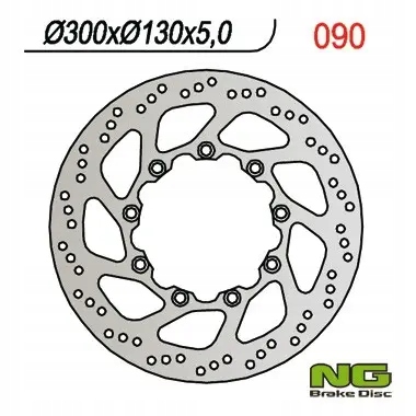 Predný brzdový kotúč NG090 (300X130X5) (9X10,5 mm)