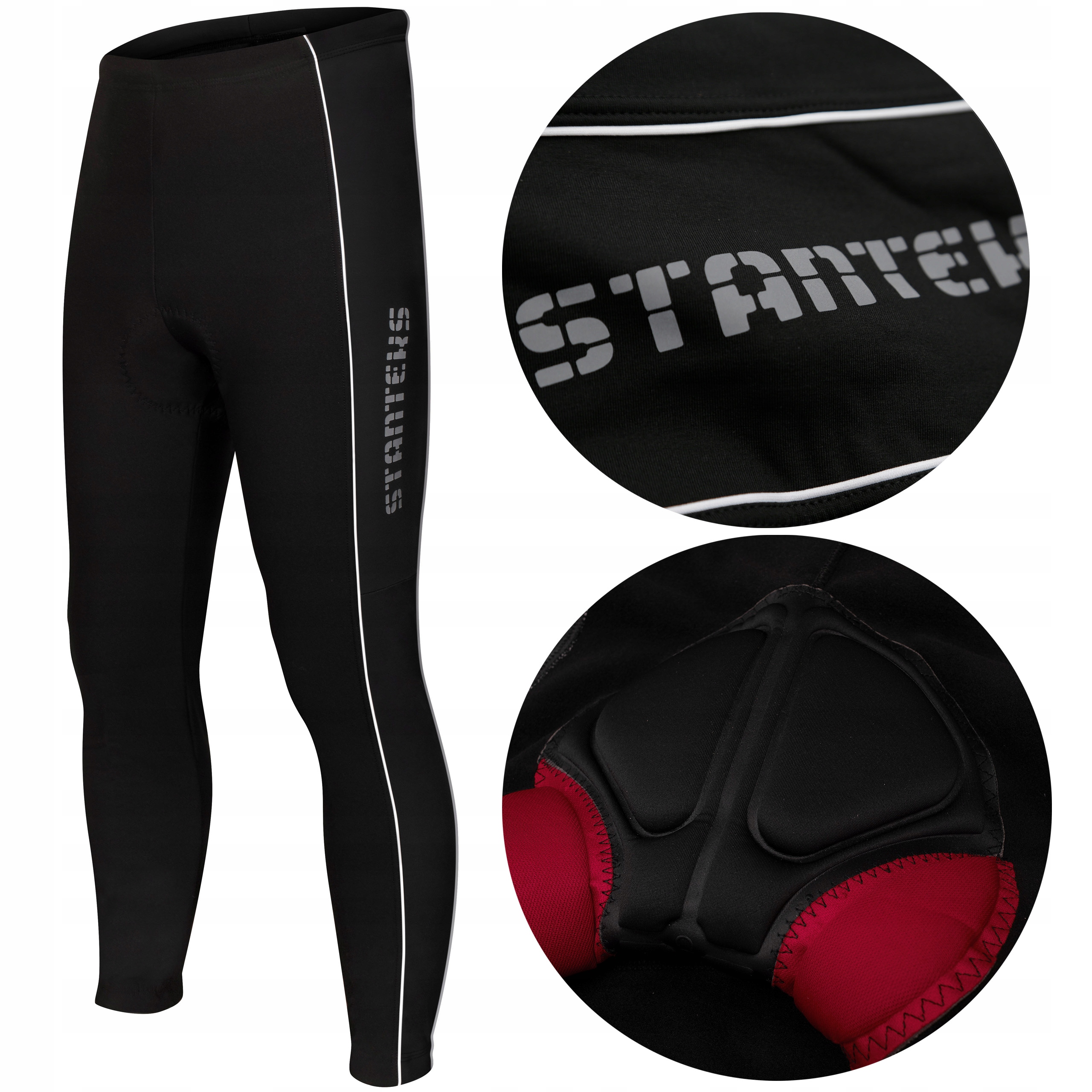 Cyklistické legíny Pánské S Zimní Dlouhé s gelovou vložkou