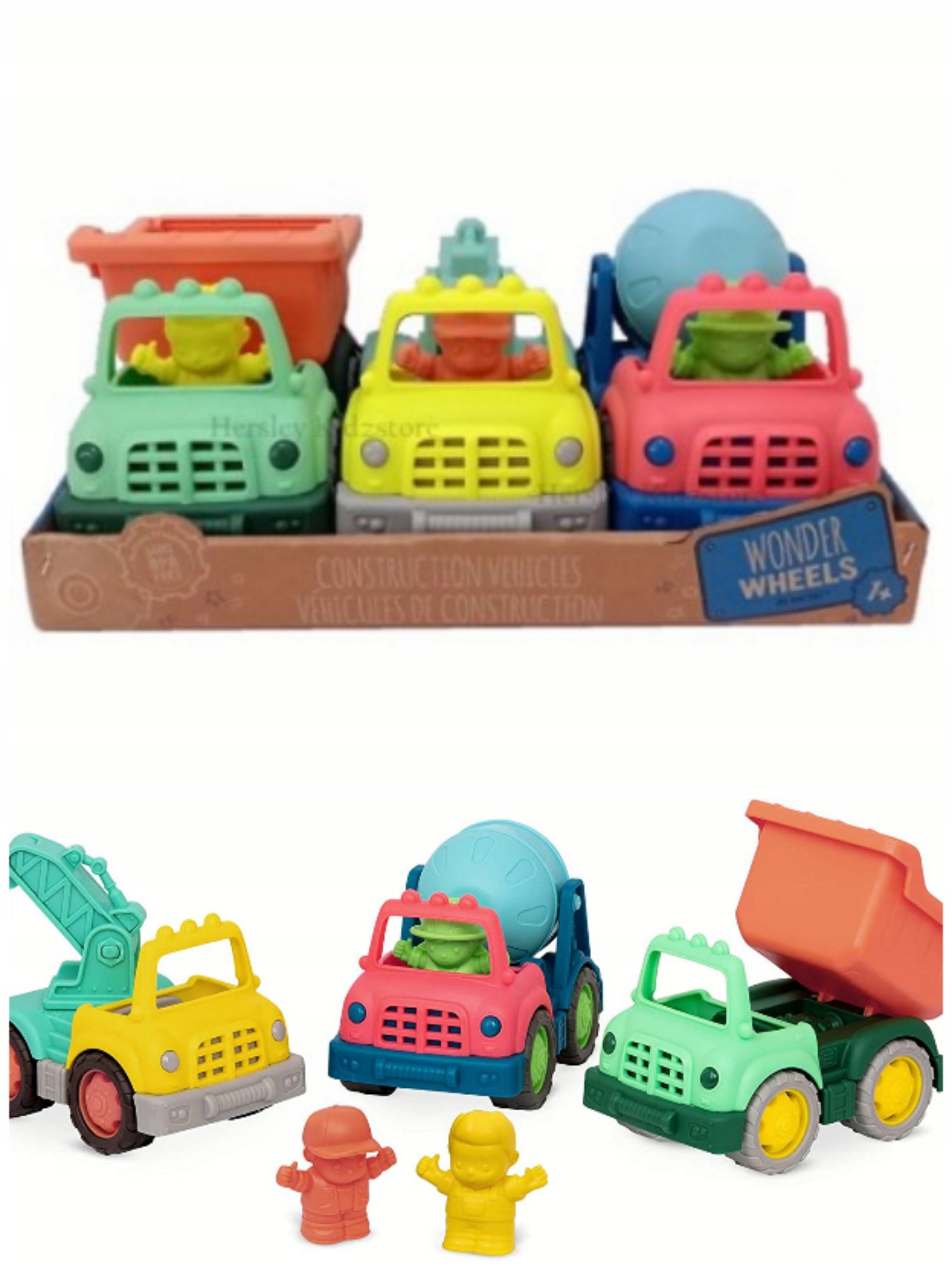 

Zestaw 3 auta budowlane B.Toys Wonder Wheels