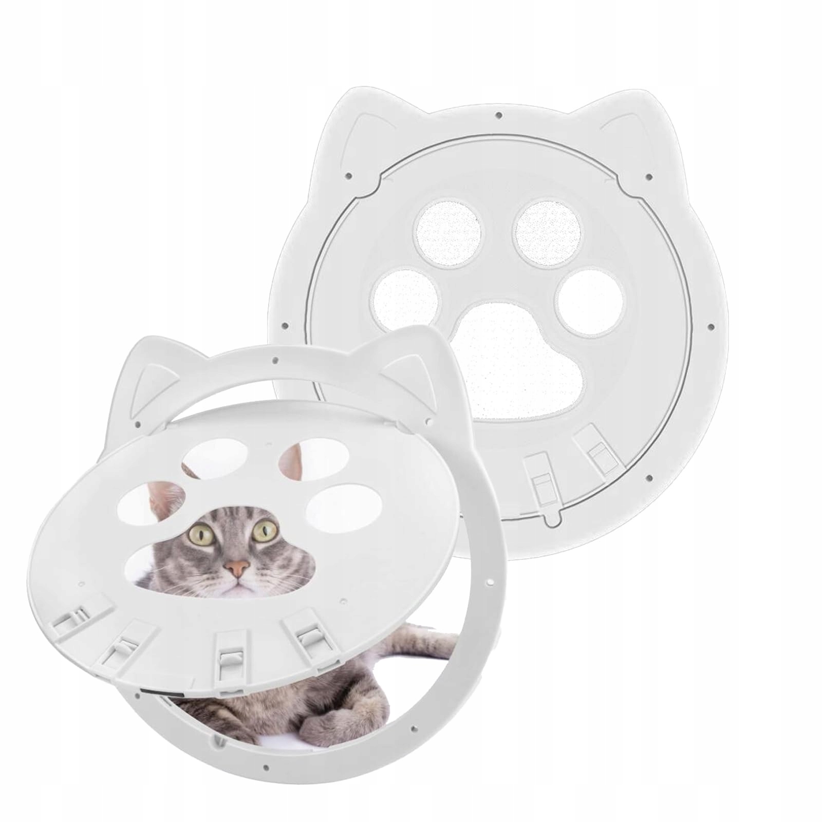 Sonwaha Dveře Pro Kočky se síťkou a automatickým zavíráním