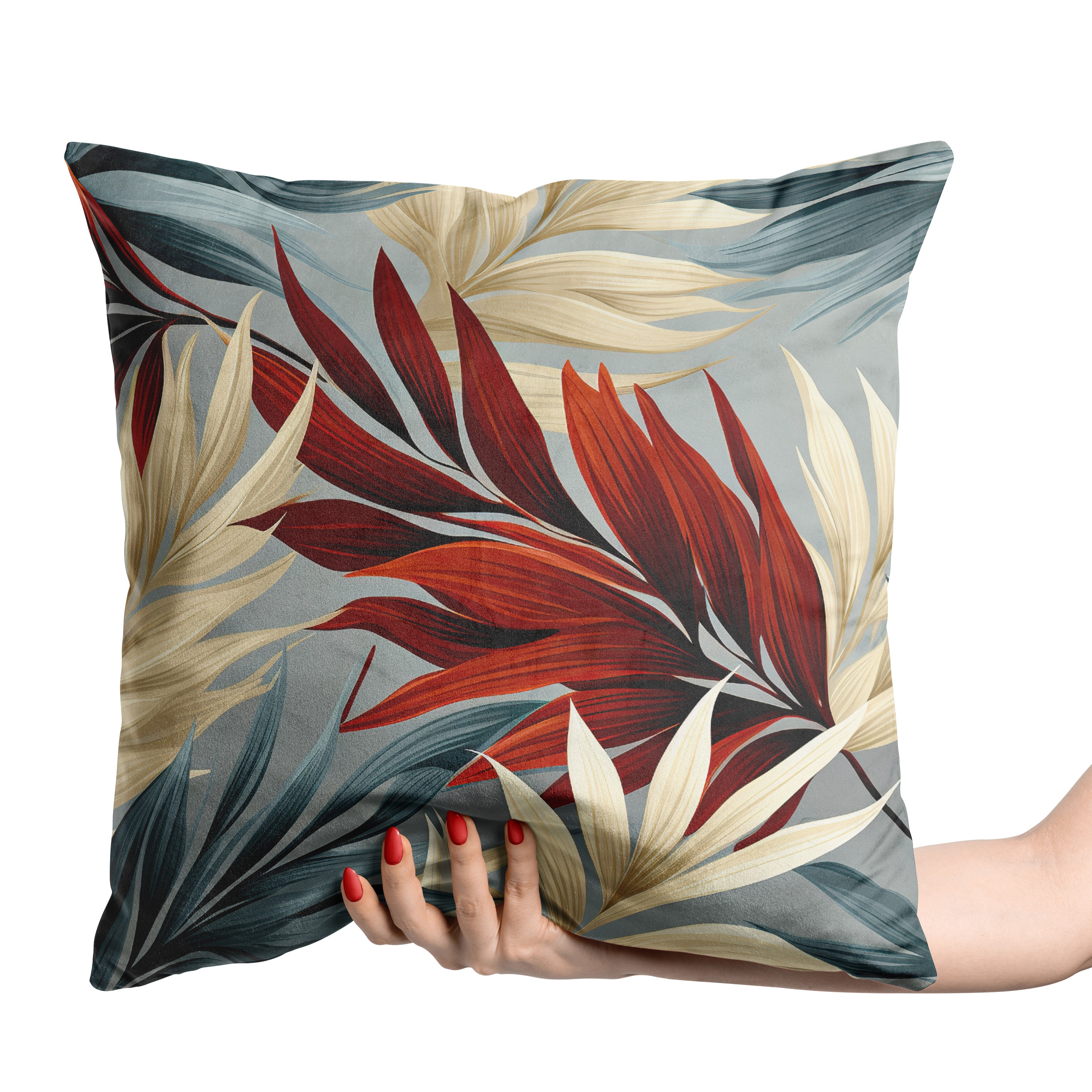 POSZEWKA NA PODUSZKĘ welurowa welur velvet dekoracyjna duża 45x45 45cm Marka inna