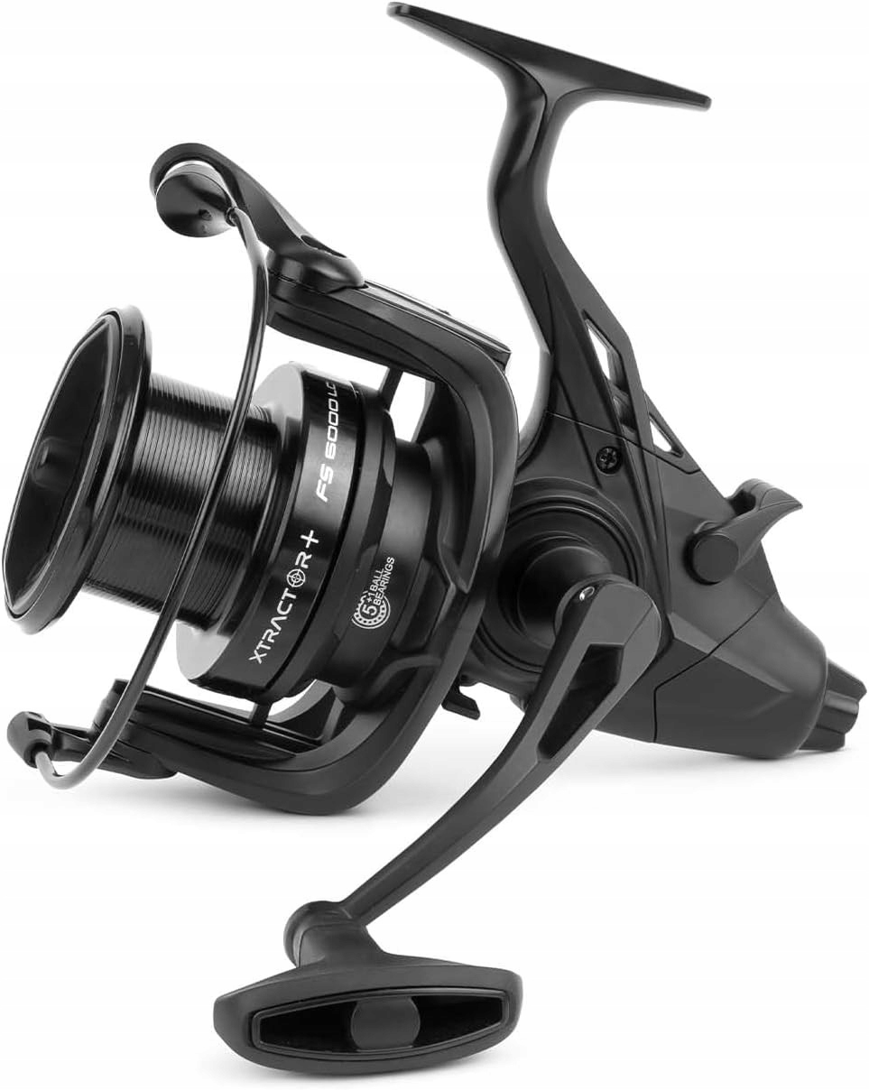 Kołowrotek Karpiowy Czarny Matowy Sonik Xtractor+ Fs 6000 Lc