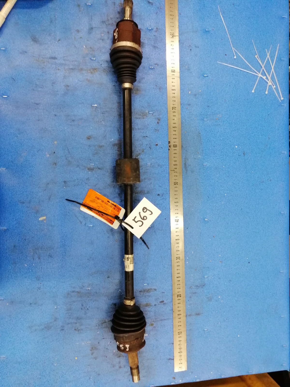OPEL CORSA 2015 R right petrol semi-axis 13248652