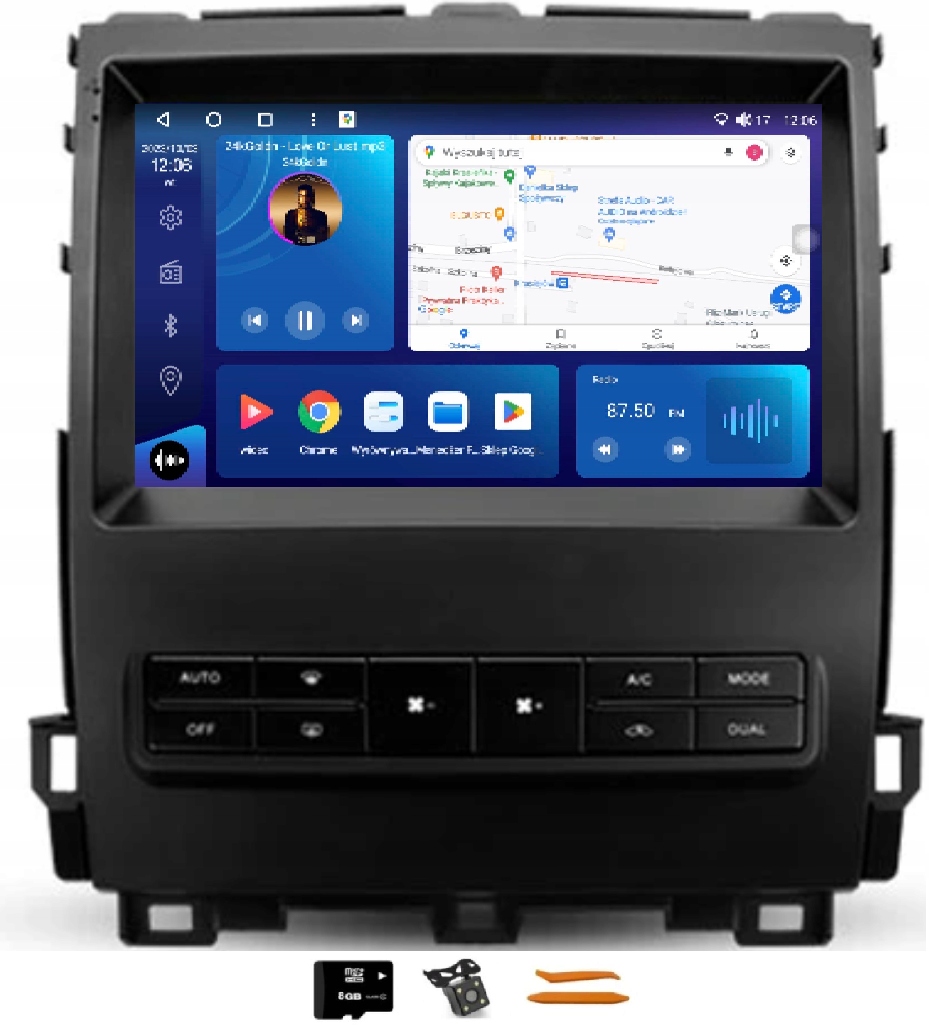 Rádio Android Navigácia Qled Carplay Lte Gps Dsp Lexus GX470 J120 02-09