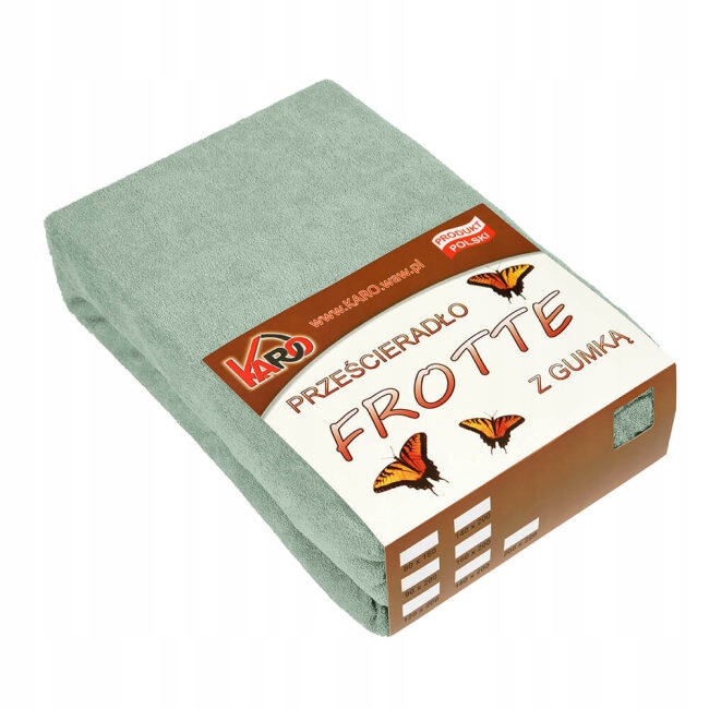 

Prześcieradło frotte z gumką 160×200 Oliwkowe