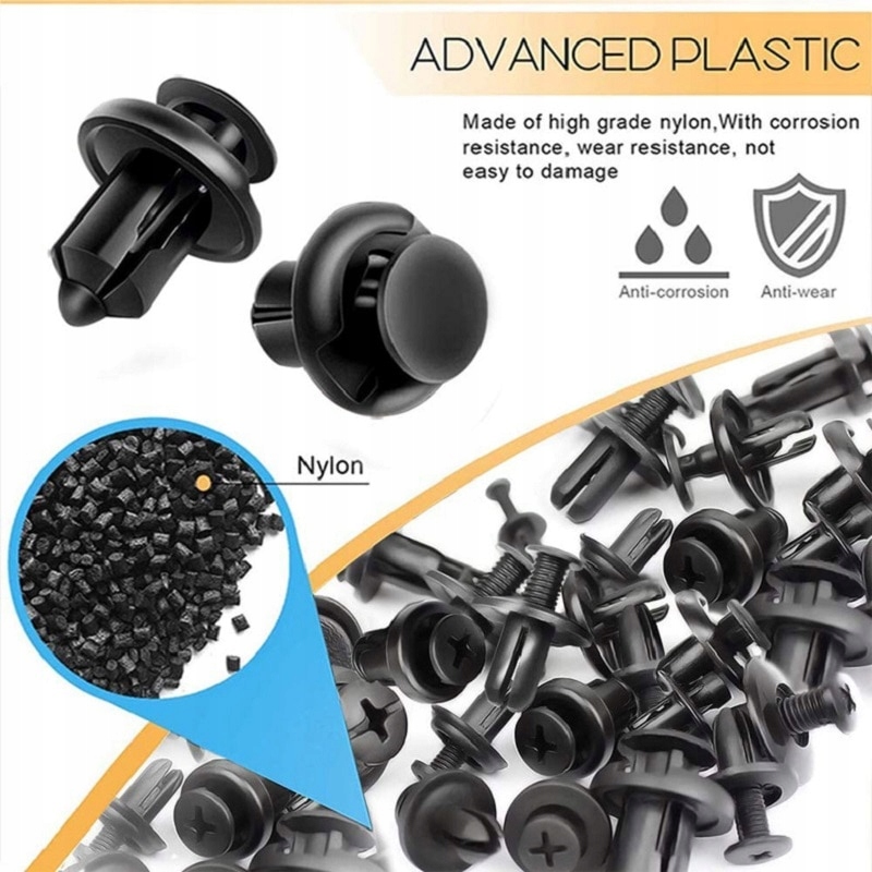 Auto Fastener Clips Set Mixed Car Body Push Pin EAN (GTIN) 6944702034182