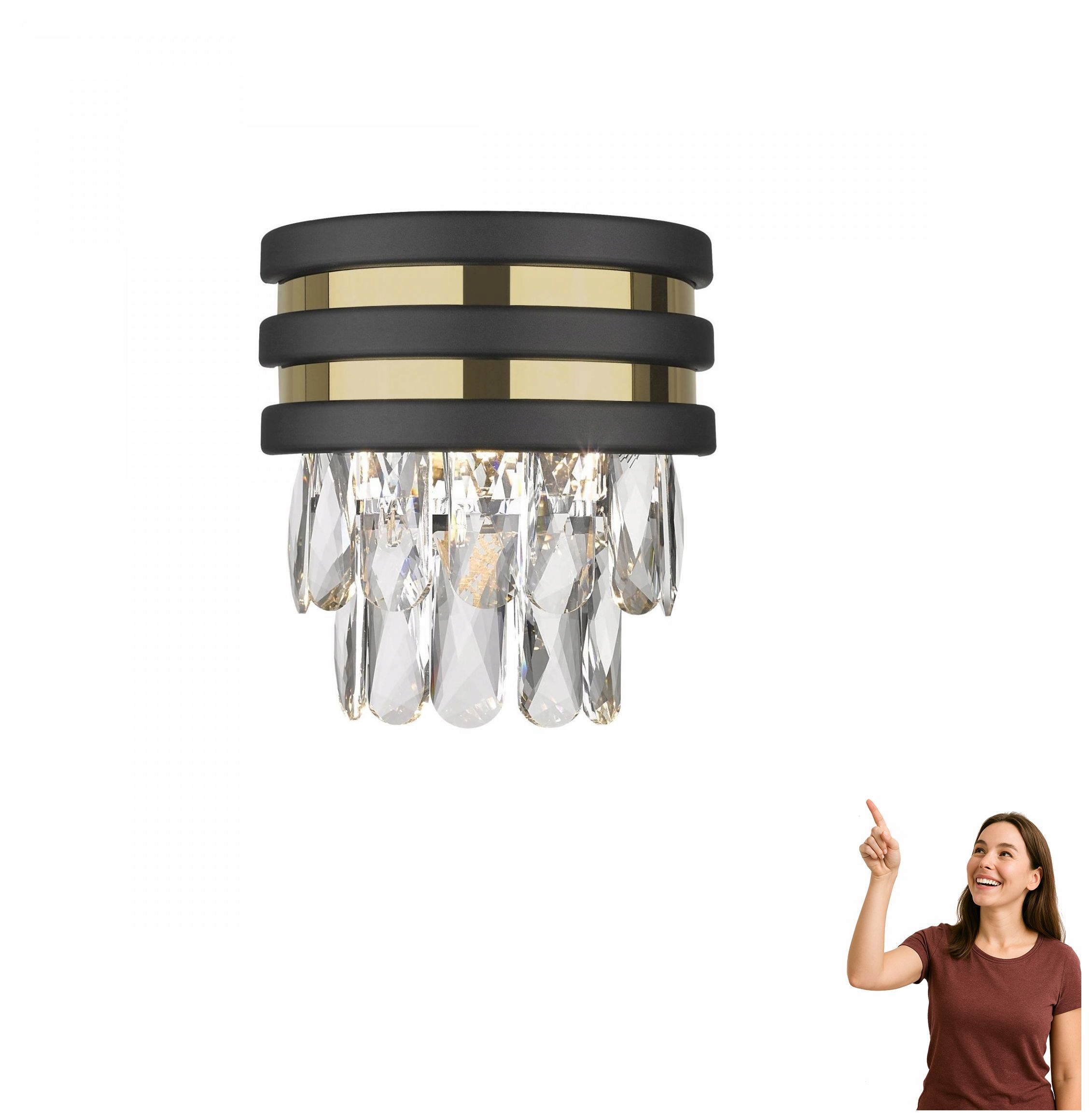 Nástenná lampa Naica W0525-01A-P7D7 Zuma Line