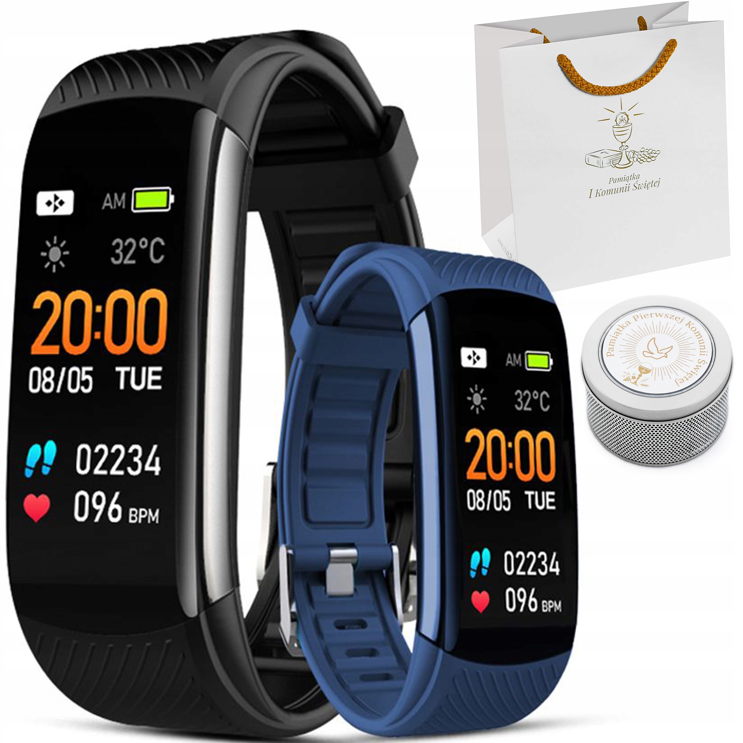 

Smartband dla Chłopca Na Komunie+dodatkowy Pasek
