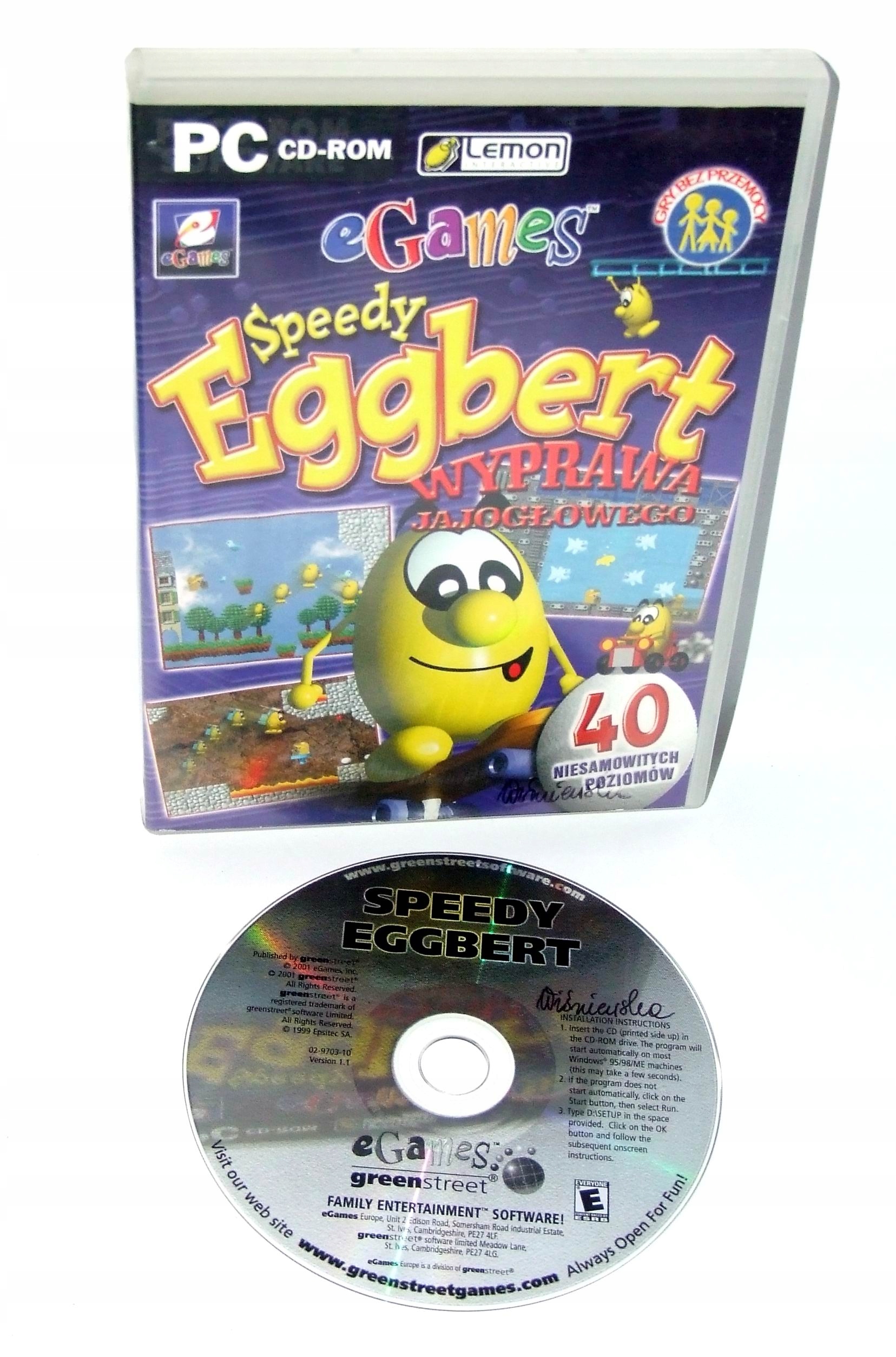 egames speedy eggbert