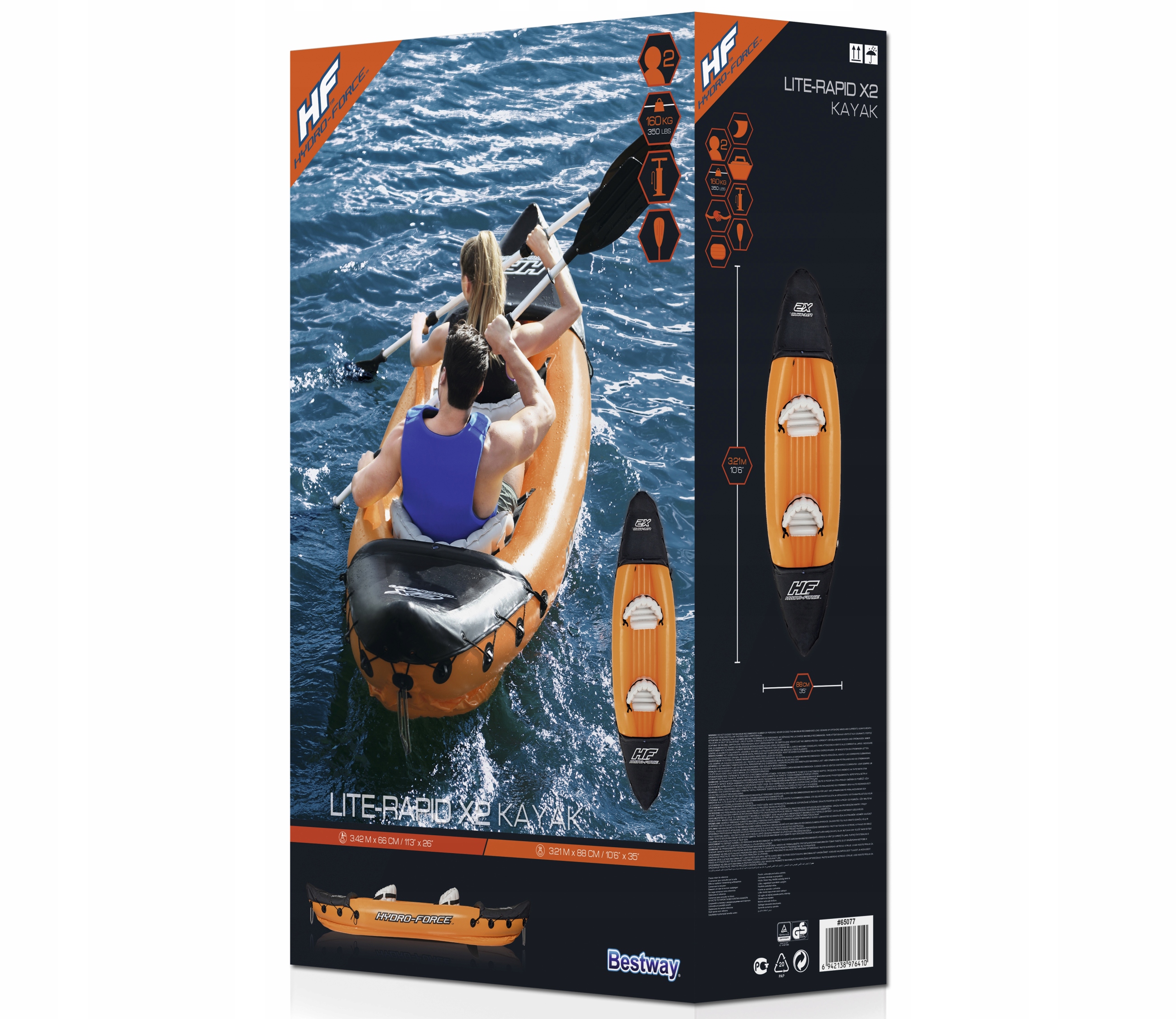 Kajak Bestway Lite Rapid 321 cm 2 miejsc Model Lite Rapid