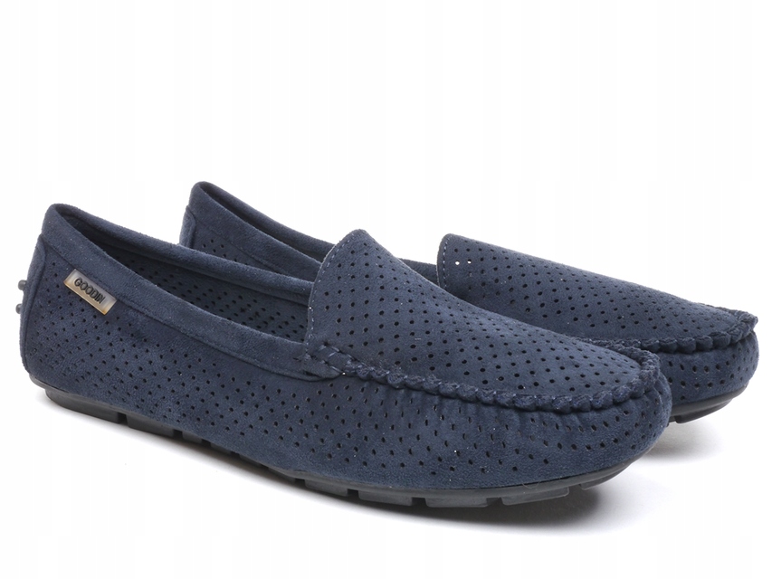 

Solidne Wygodne Buty Damskie Mokasyny Zamszowe 38