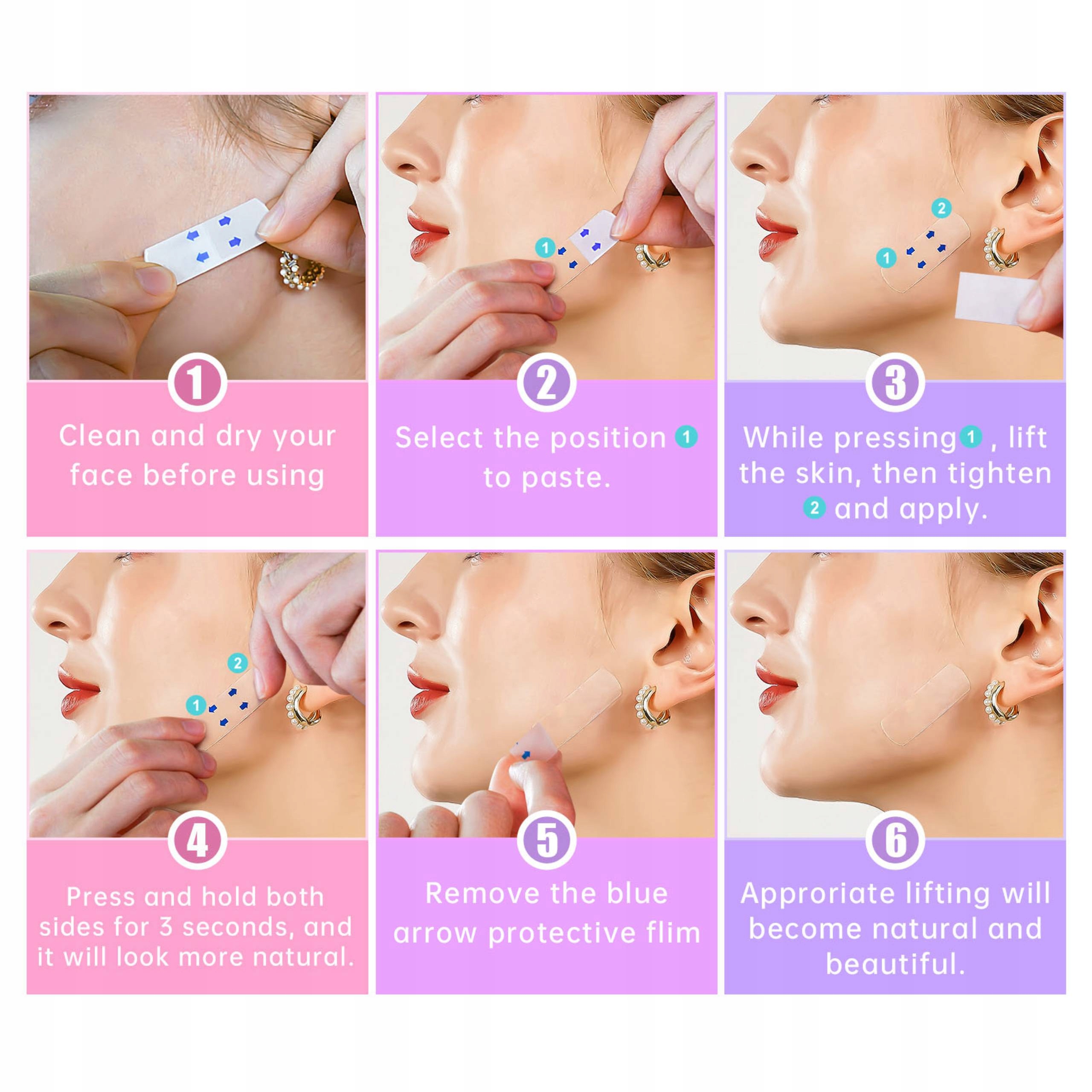 TAŚMY MODELUJĄCE-LIFTINGUJĄCE 120 SZT Marka bez marki