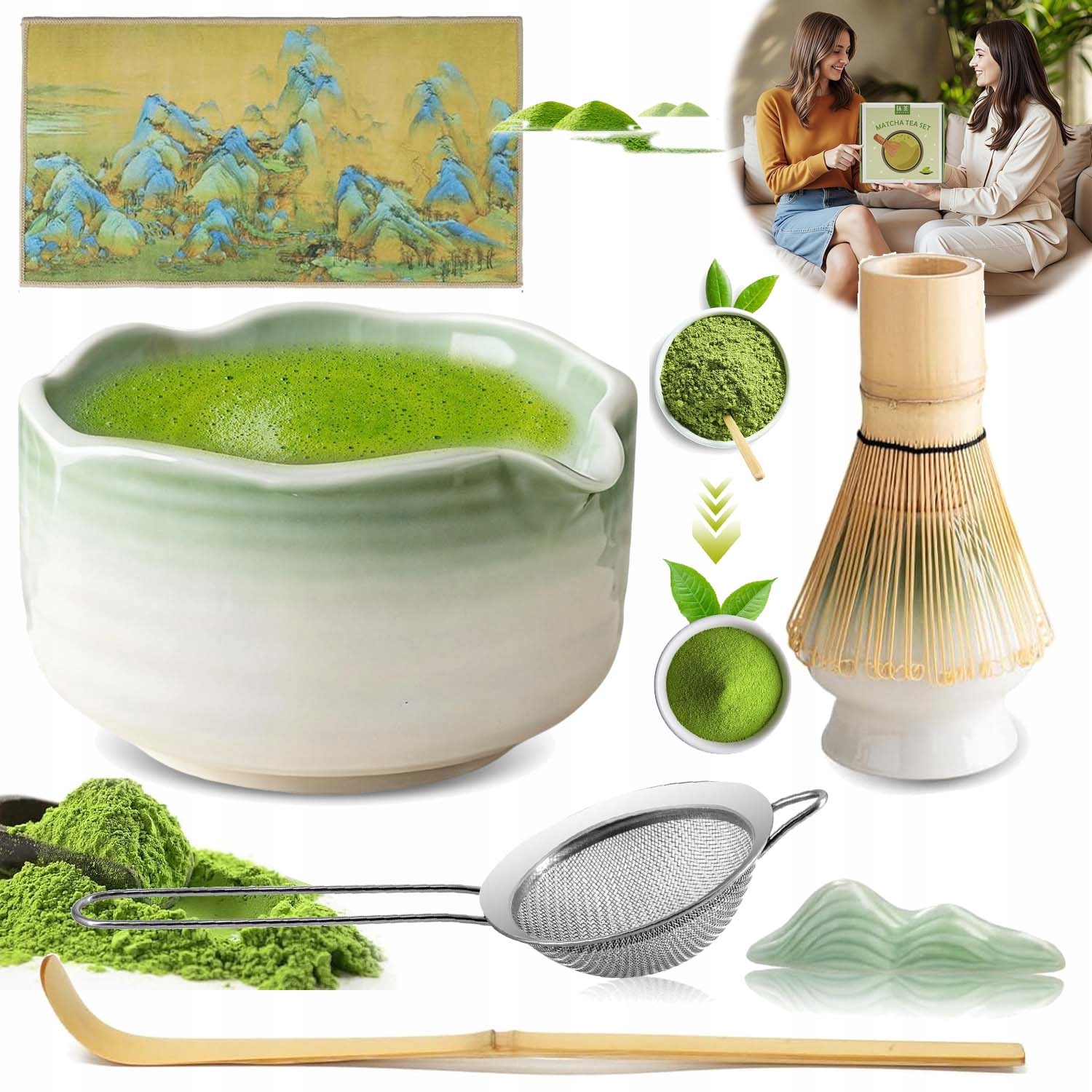 Levně Bambusová Dárková Sada Na Čaj Matcha Chashaku 7 Ks Jako Dárek