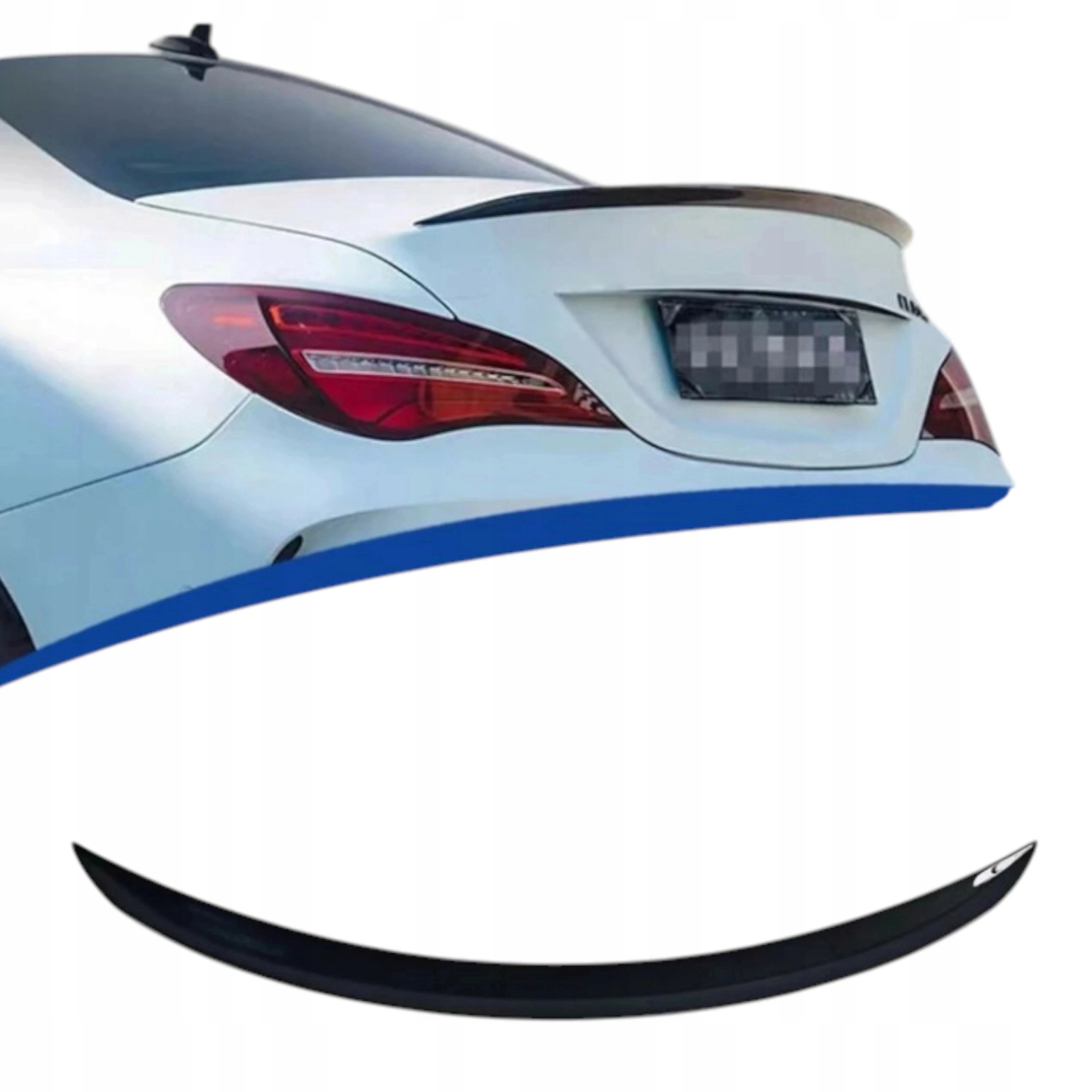 Lotka Spoiler Černý Lesk Nástavec Mercedes Cla W117 Benz C117 2013-2019