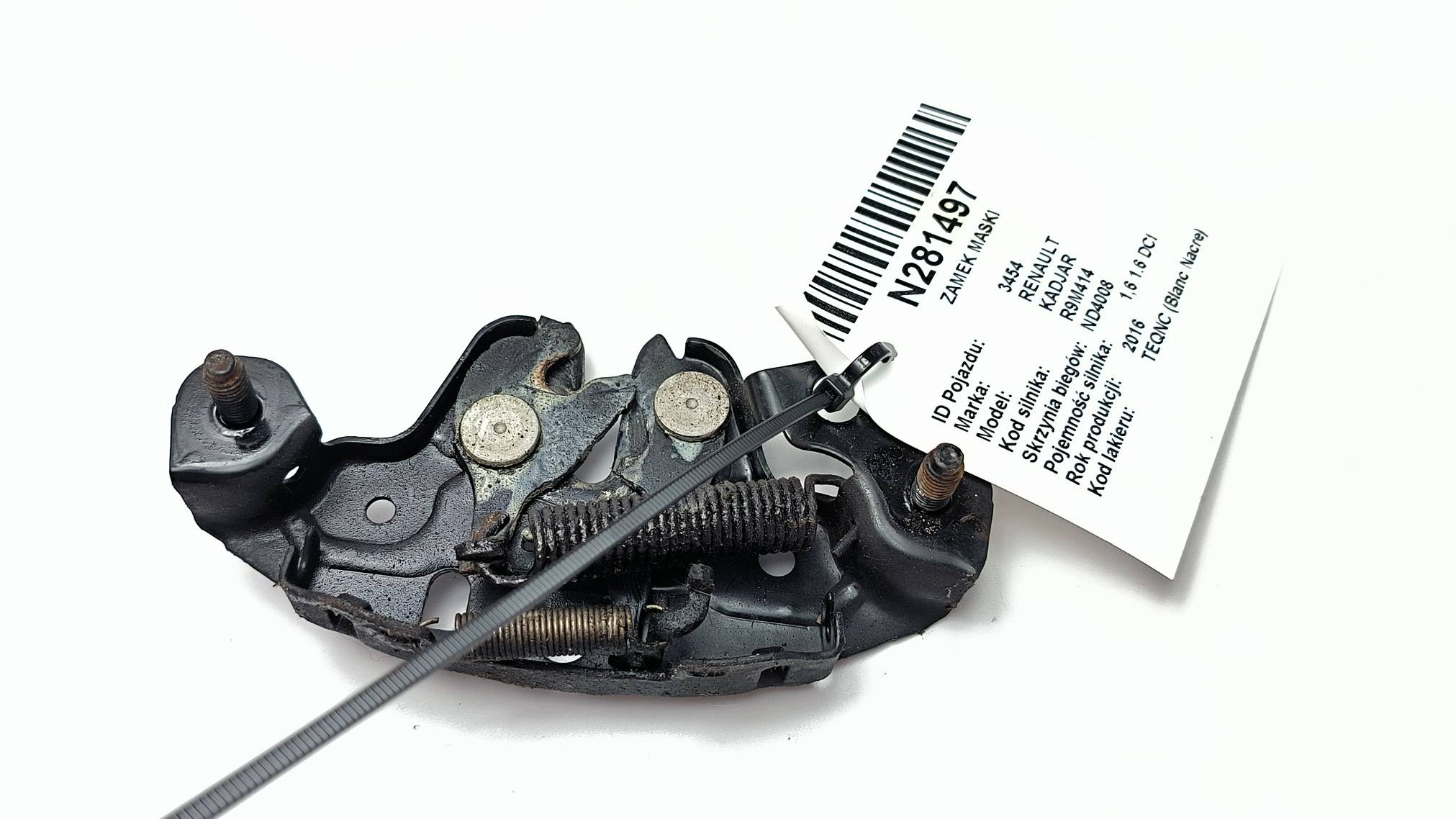 serrure capot RENAULT KADJAR