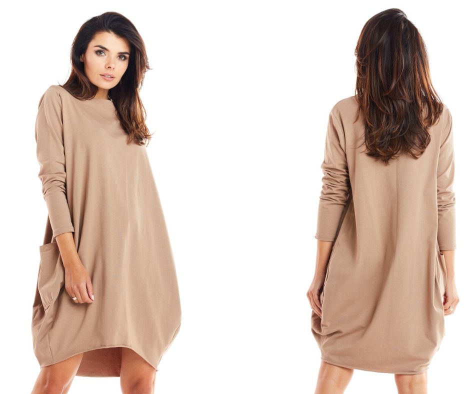 

Luźna sukienka dresowa oversize tuba L/XL