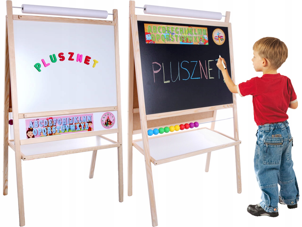 

Tablica 5w1 magnetyczna kredowa Papier Liczydło