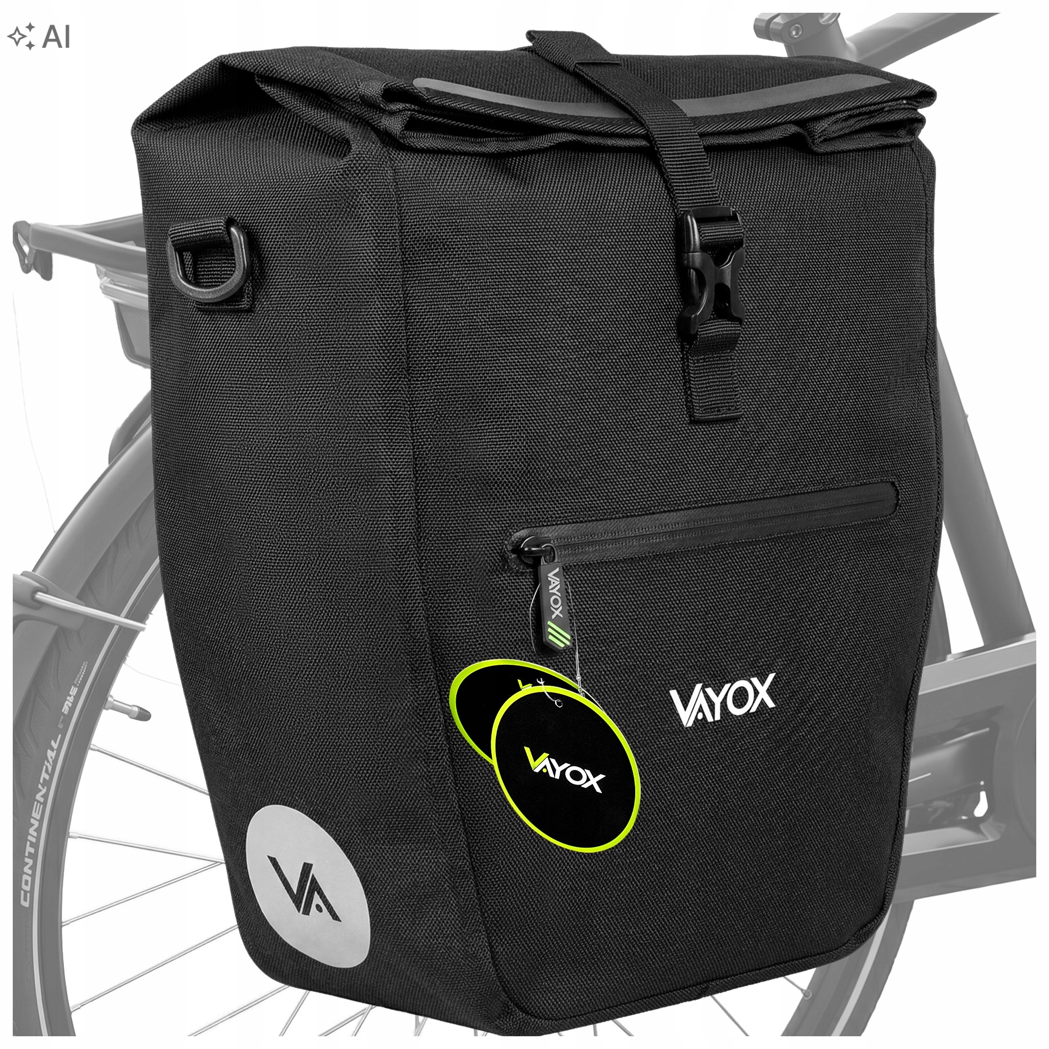 Cyklistická Brašna Na Nosič Taška Na Notebook Zadní Boční Voděodolná Vayox